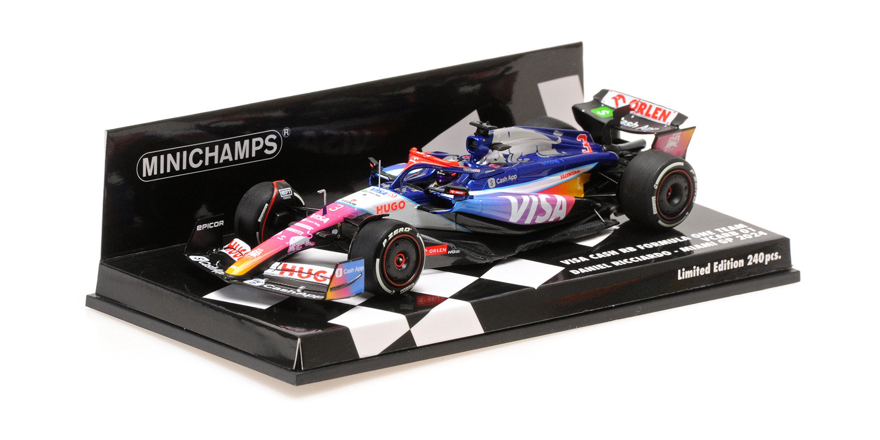 VISA CASH RB FORMULA ONE TEAM VCARB 01 - DANIEL RICCIARDO - MIAMI GP 2024