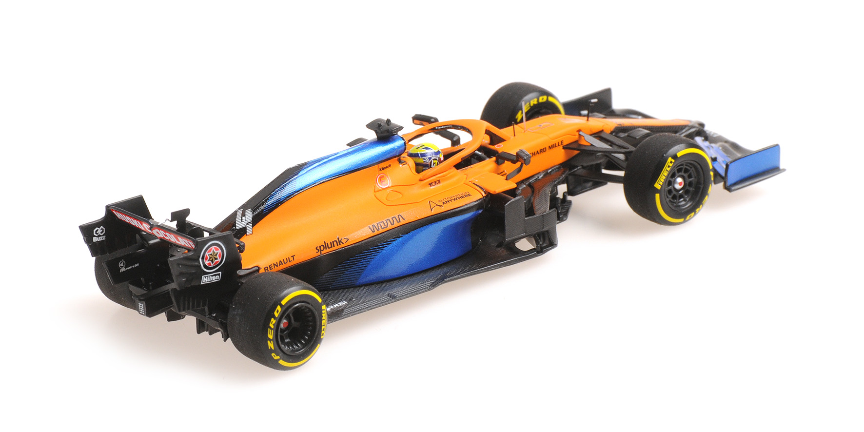 MCLAREN RENAULT MCL35 - LANDO NORRIS - 2020 - LAUNCH SPEC