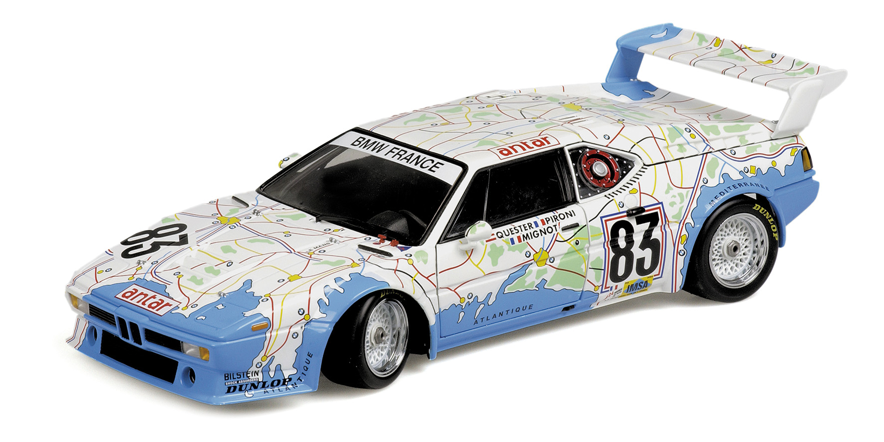 BMW M1 - 'CARTE DE FRANCE' - QUESTER/PIRONI/MIGNOT - TEAM BMW FRANCE - 24H LE MANS 1980