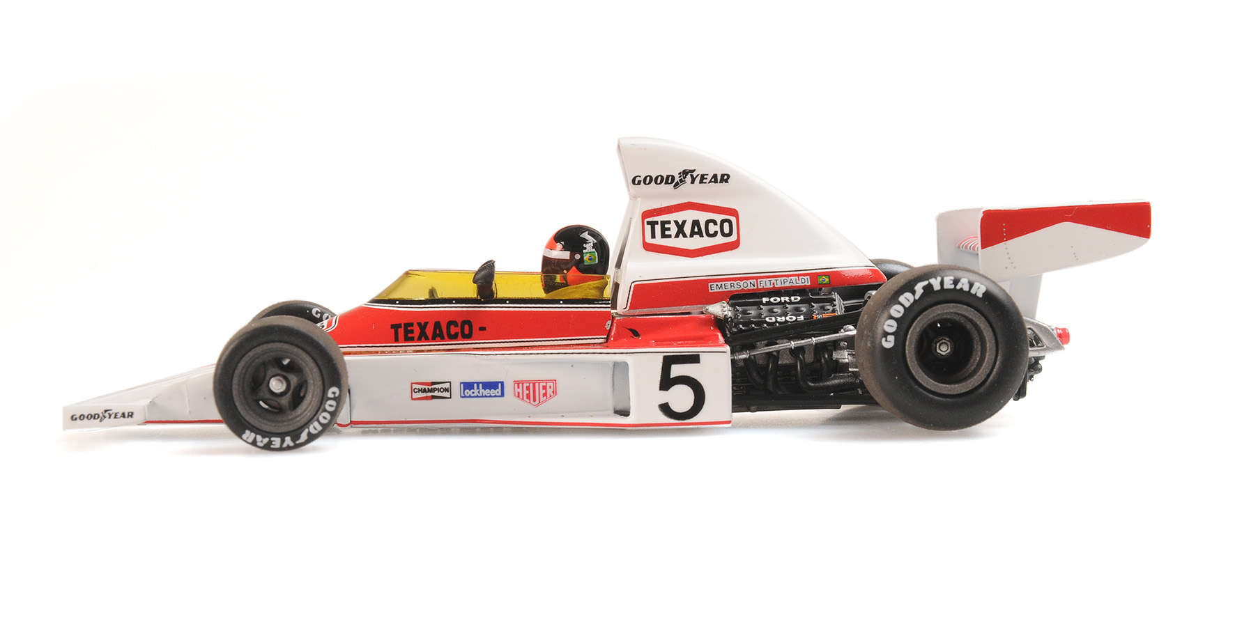 MCLAREN FORD M23 - EMERSON FITTIPALDI - WORLD CHAMPION 1974 - WITH ENGINE