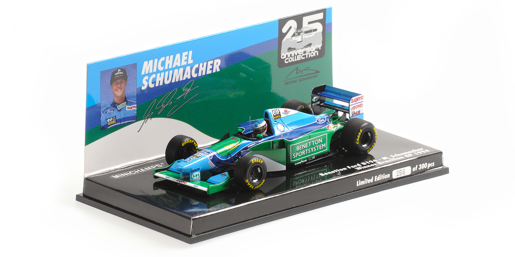 BENETTON FORD B194 - MICHAEL SCHUMACHER - WINNER BRAZILIAN GP 1994