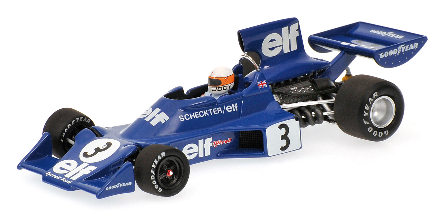 TYRRELL FORD 007 - JODY SCHECKTER - WINNER SWEDISH GP 1974