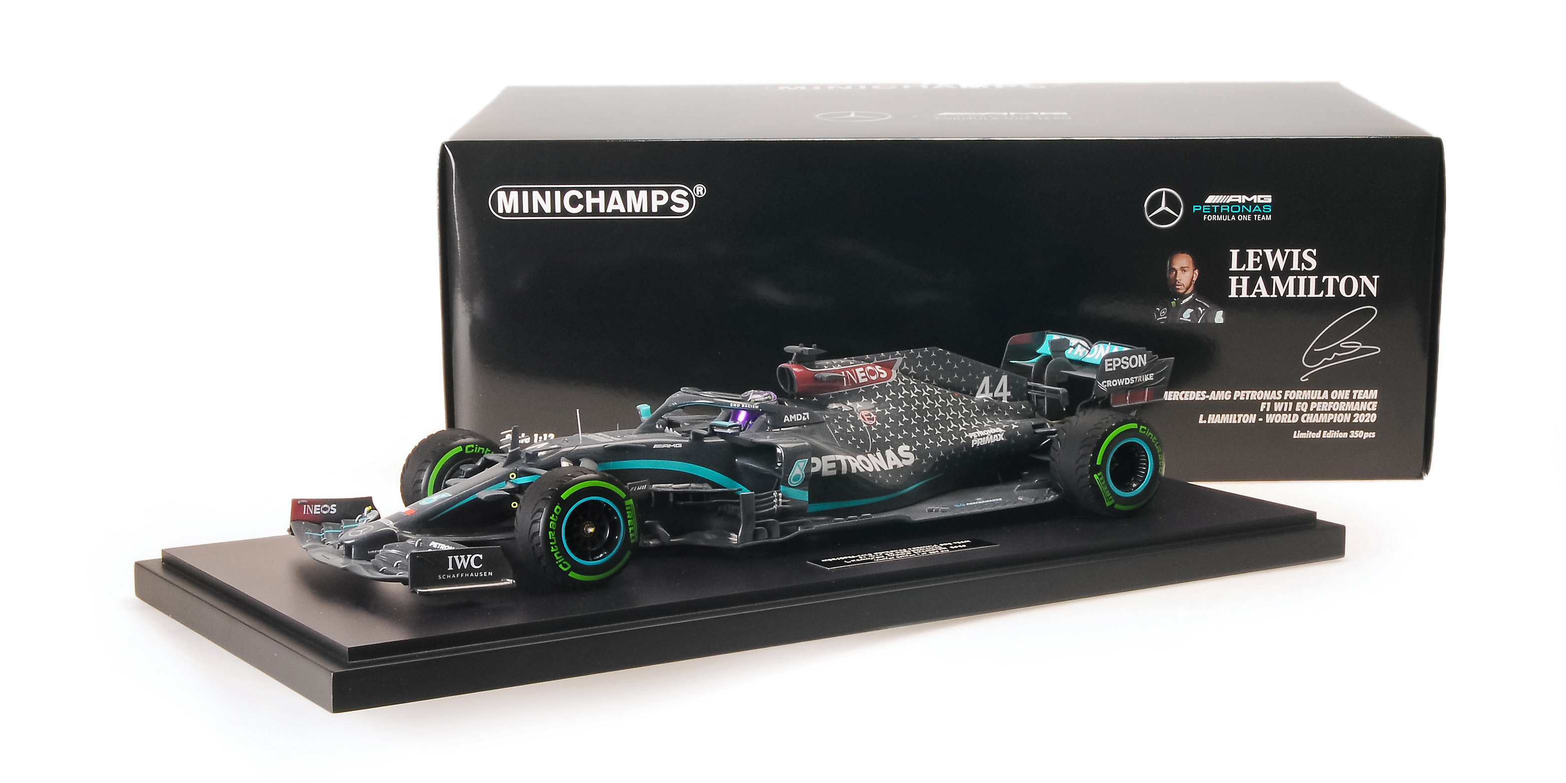 MERCEDES-AMG PETRONAS FORMULA ONE TEAM W11 EQ PERFORMANCE - LEWIS HAMILTON - WORLD CHAMPION 2020