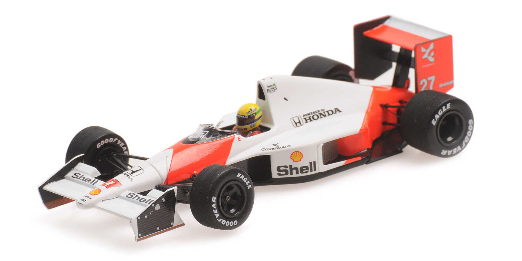 MCLAREN HONDA MP4/5B ELEVATED NOSE CONE TEST CAR - AYRTON SENNA - MONZA 1990
