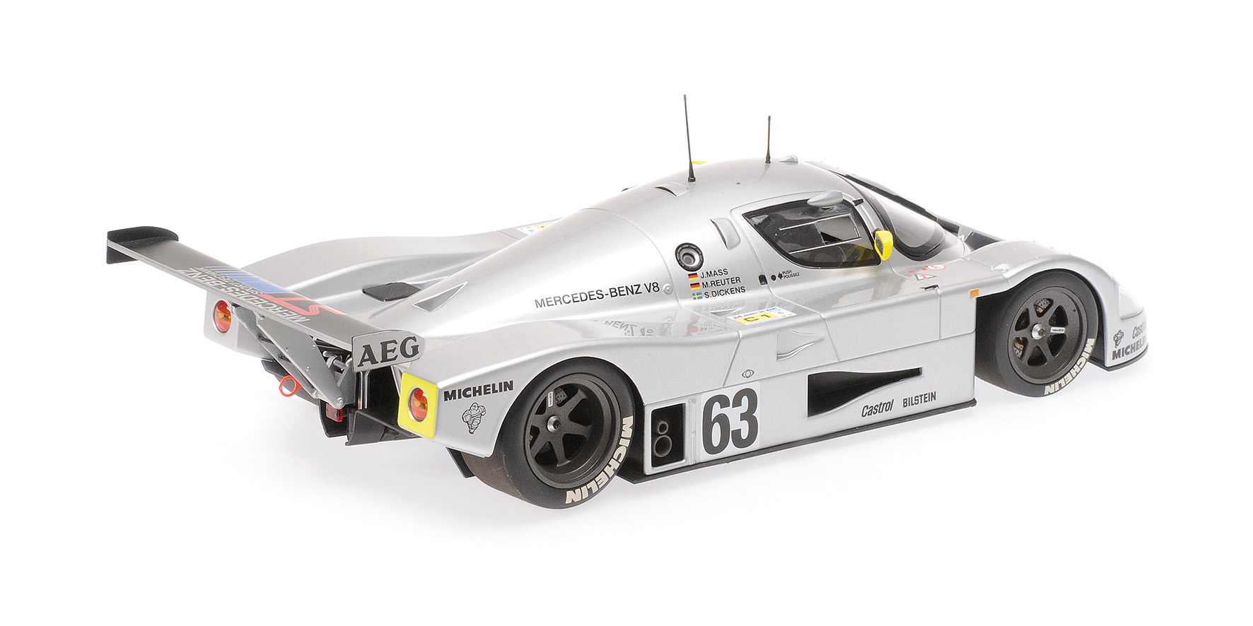 SAUBER MERCEDES C9 - MASS/REUTER/DICKENS - WINNER 24H LE MANS 1989