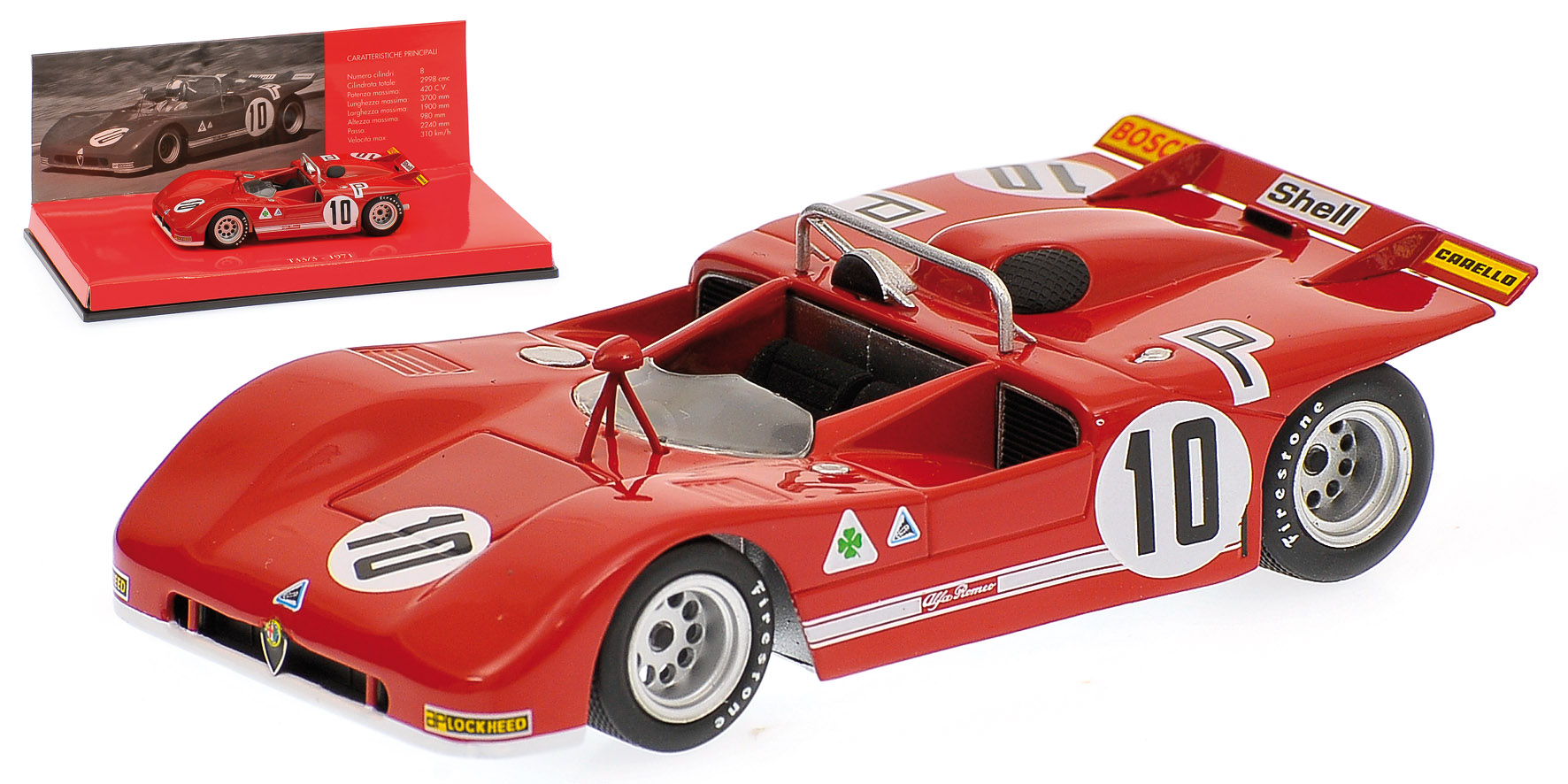 ALFA ROMEO T33/3 - STOMMELEN/GALLI - ADAC 1000 KM NÜRBURGRING 1971