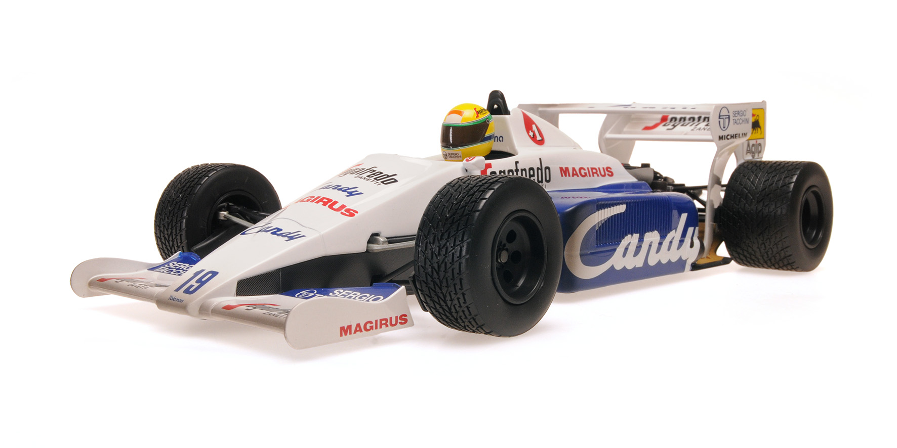 TOLEMAN HART TG184 - AYRTON SENNA - 2ND PLACE MONACO GP 1984 - DIRTY VERSION