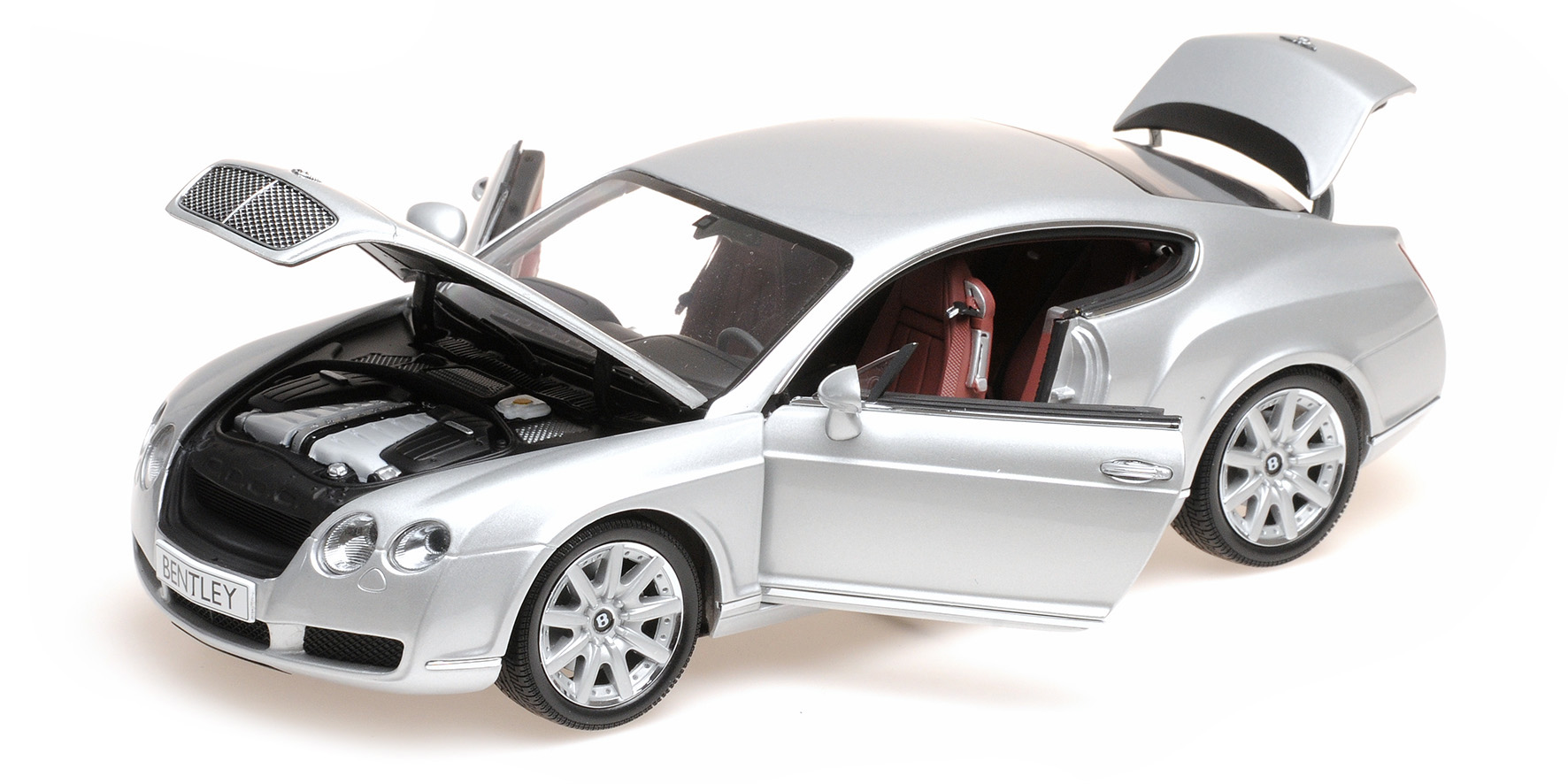 BENTLEY CONTINENTAL GT - 2002 - SILVER METALLIC