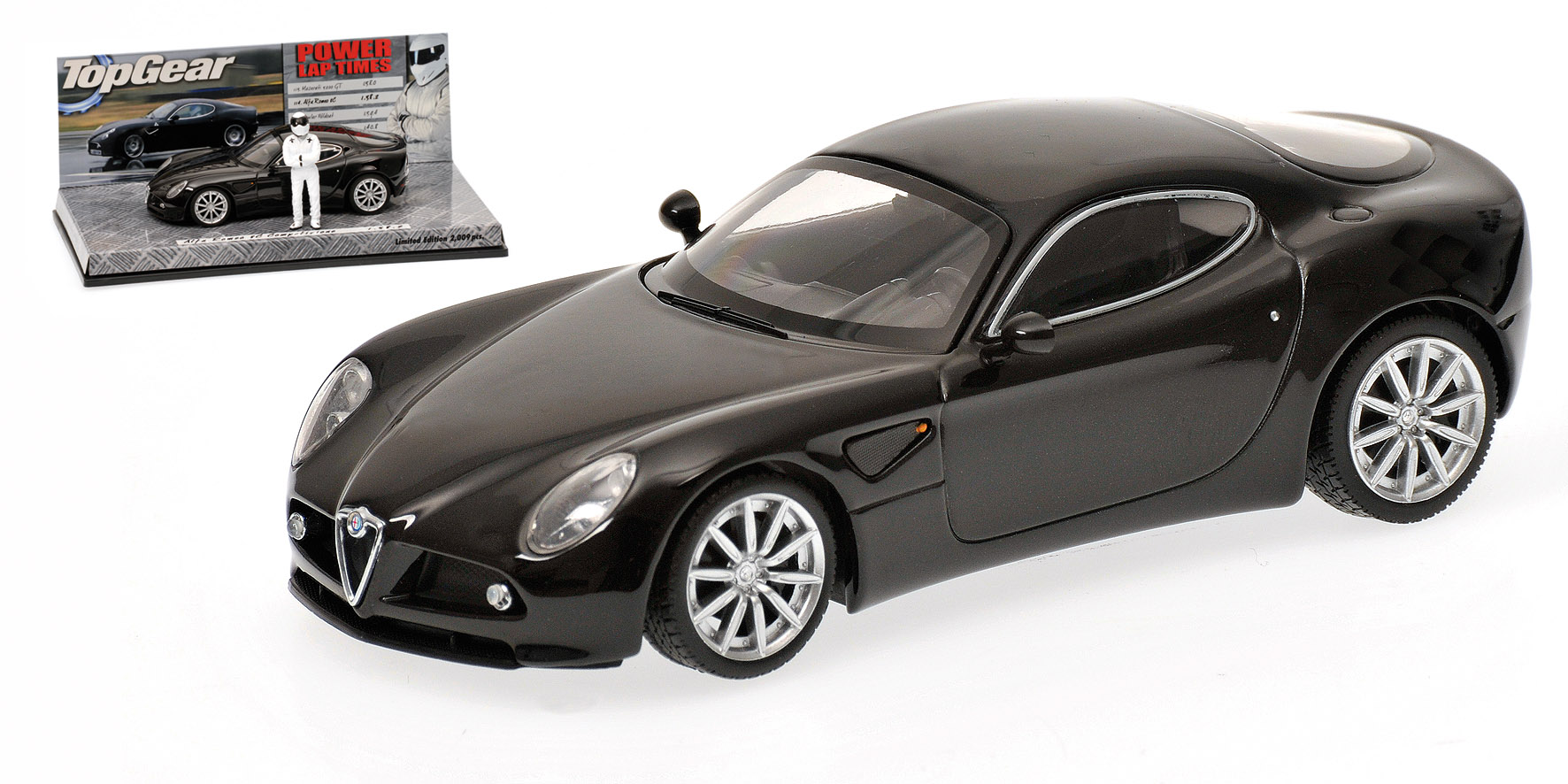 ALFA ROMEO 8C COMPETIZIONE - 2005 - BLACK METALLIC - 'TOP GEAR'