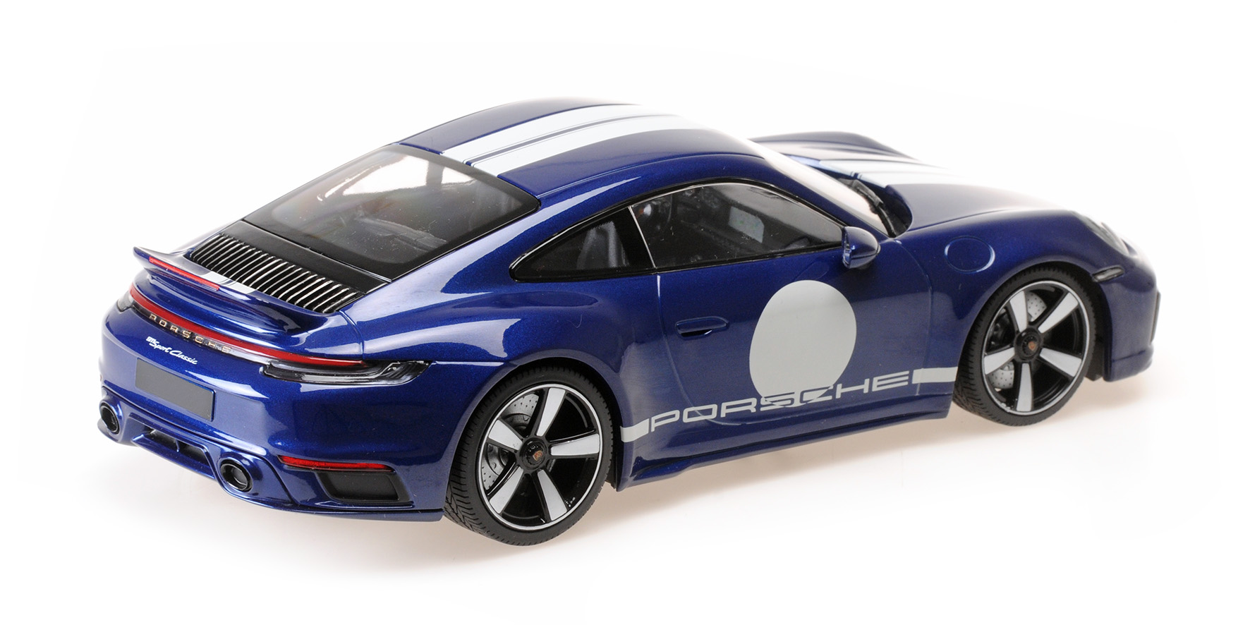 PORSCHE 911 (992) SPORT CLASSIC - 2022 - BLUE METALLIC W/STRIPE