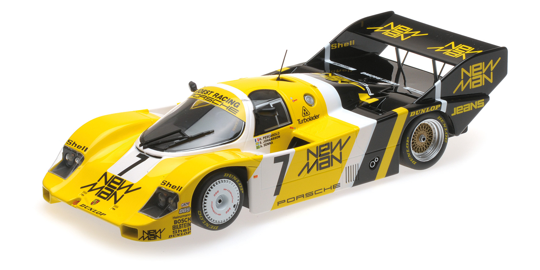 PORSCHE 956 K - JOEST RACING - PESCAROLO/JOHANSSON/SENNA - N'RING 1000 KILOMETERS 1984 - W/ DRIVER