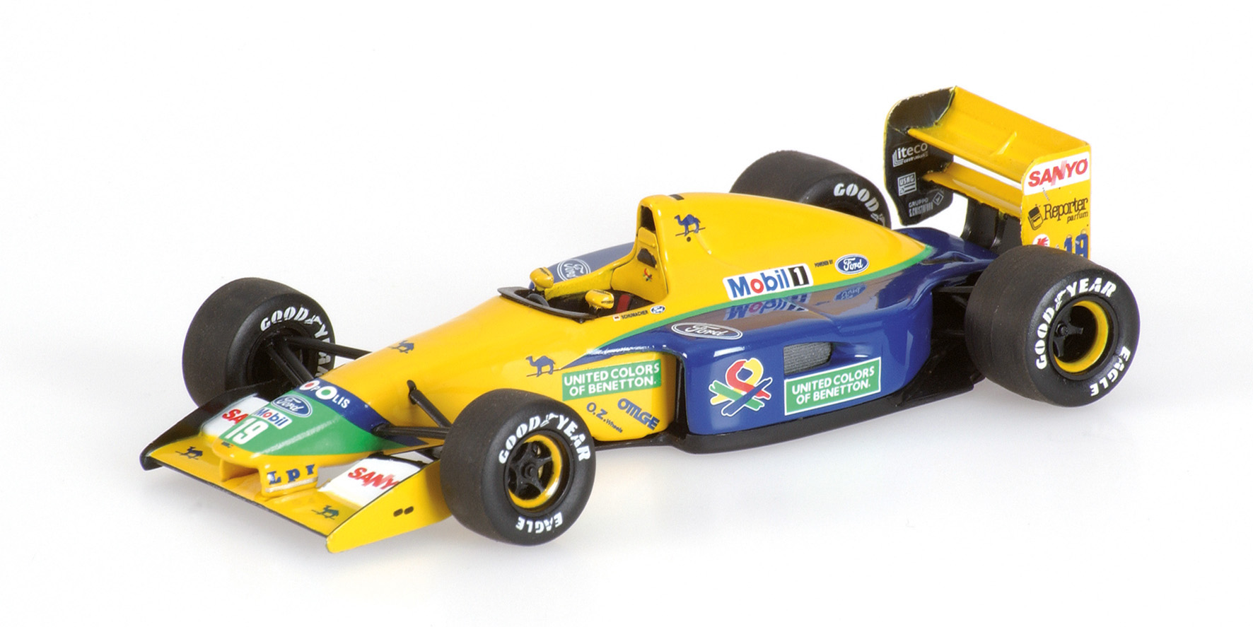 BENETTON FORD B191B - MICHAEL SCHUMACHER - 1992 - (WITHOUT FIGURINE)