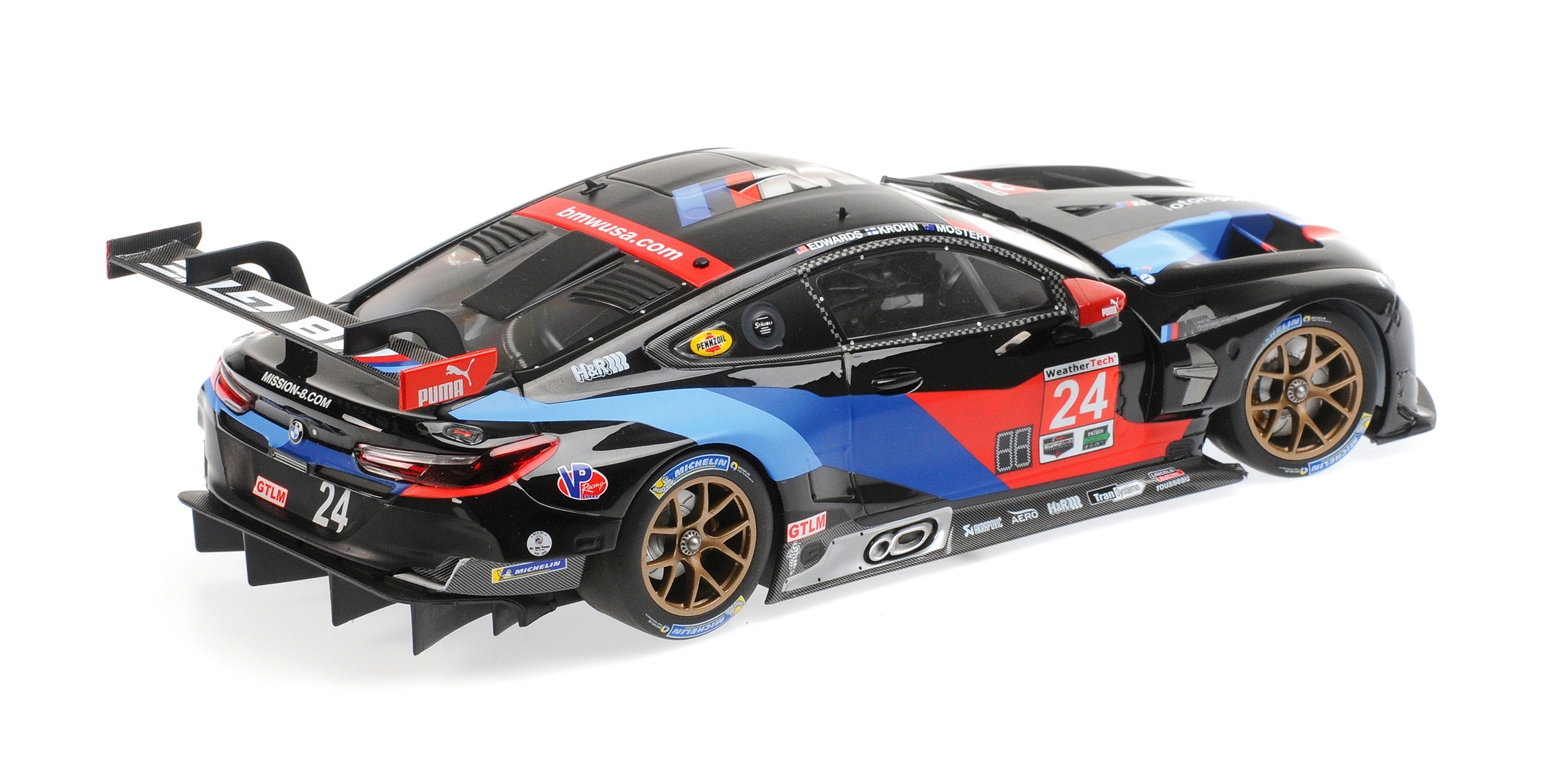 BMW M8 GTE - BMW TEAM RLL - EDWARDS/KROHN/MOSTERT - 3RD CLASS PETIT LE MANS 2018