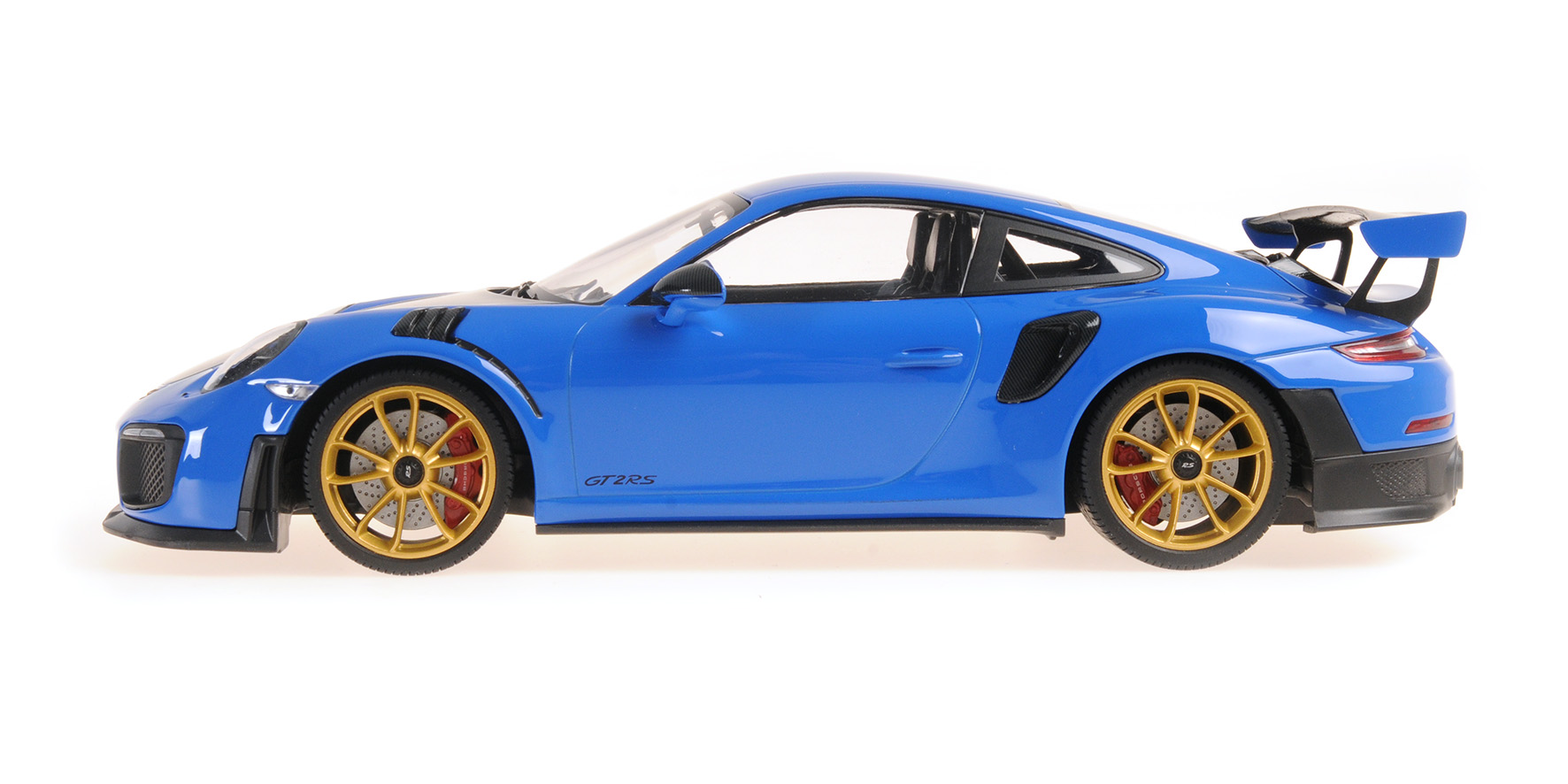 PORSCHE 911 (991.2) GT2RS - 2018 - BLUE W/ GOLDEN WHEELS