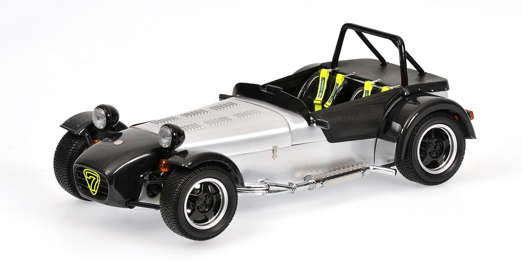 CATERHAM SUPER SEVEN - 'JPE' - SILVER/BLACK (WITH CARBON)