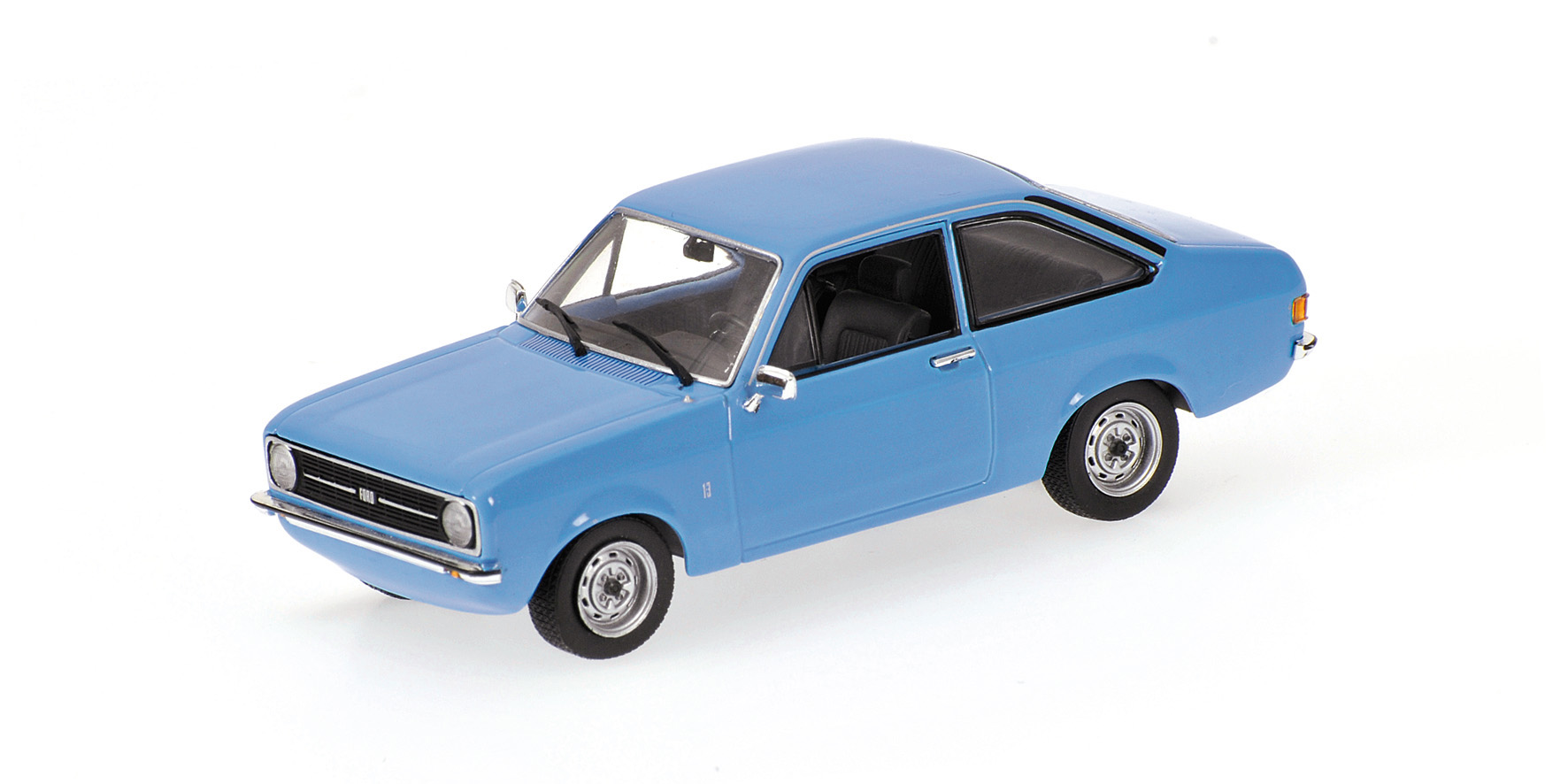 FORD ESCORT 4-DOOR - 1975 - BLUE METALLIC