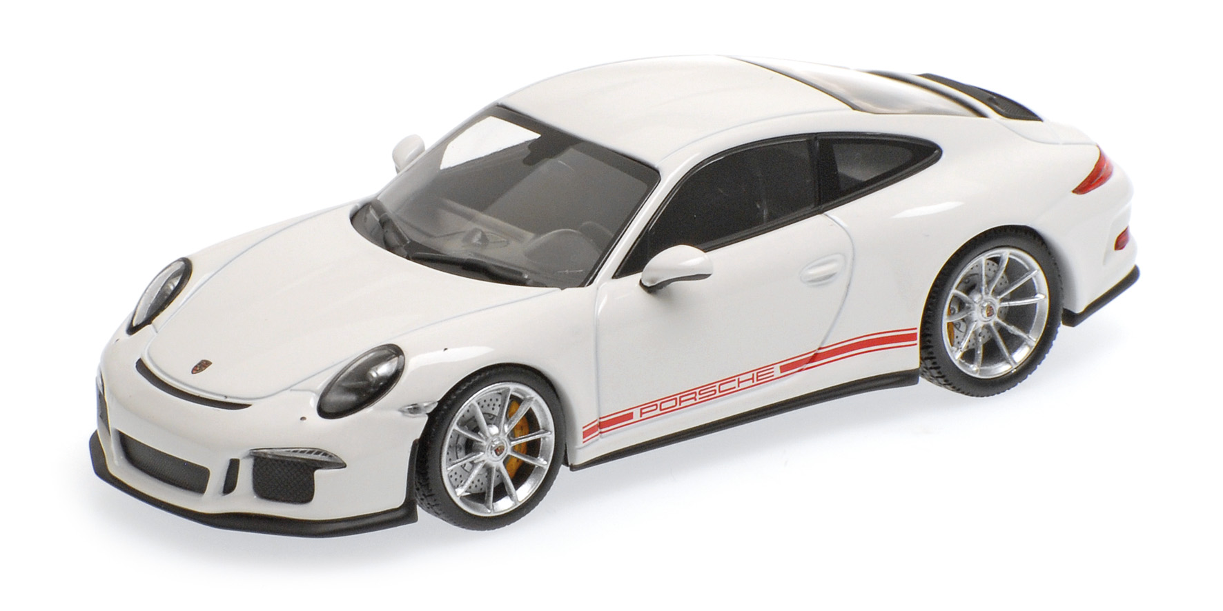 PORSCHE 911 R - 2016 - WHITE W/ RED WRITING