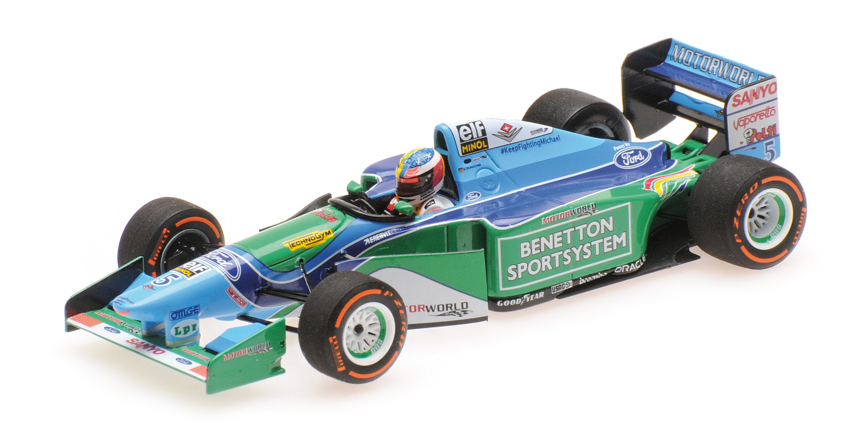 BENETTON FORD B194 - MICK SCHUMACHER - DEMONSTRATION RUN - BELGIAN GP 2017