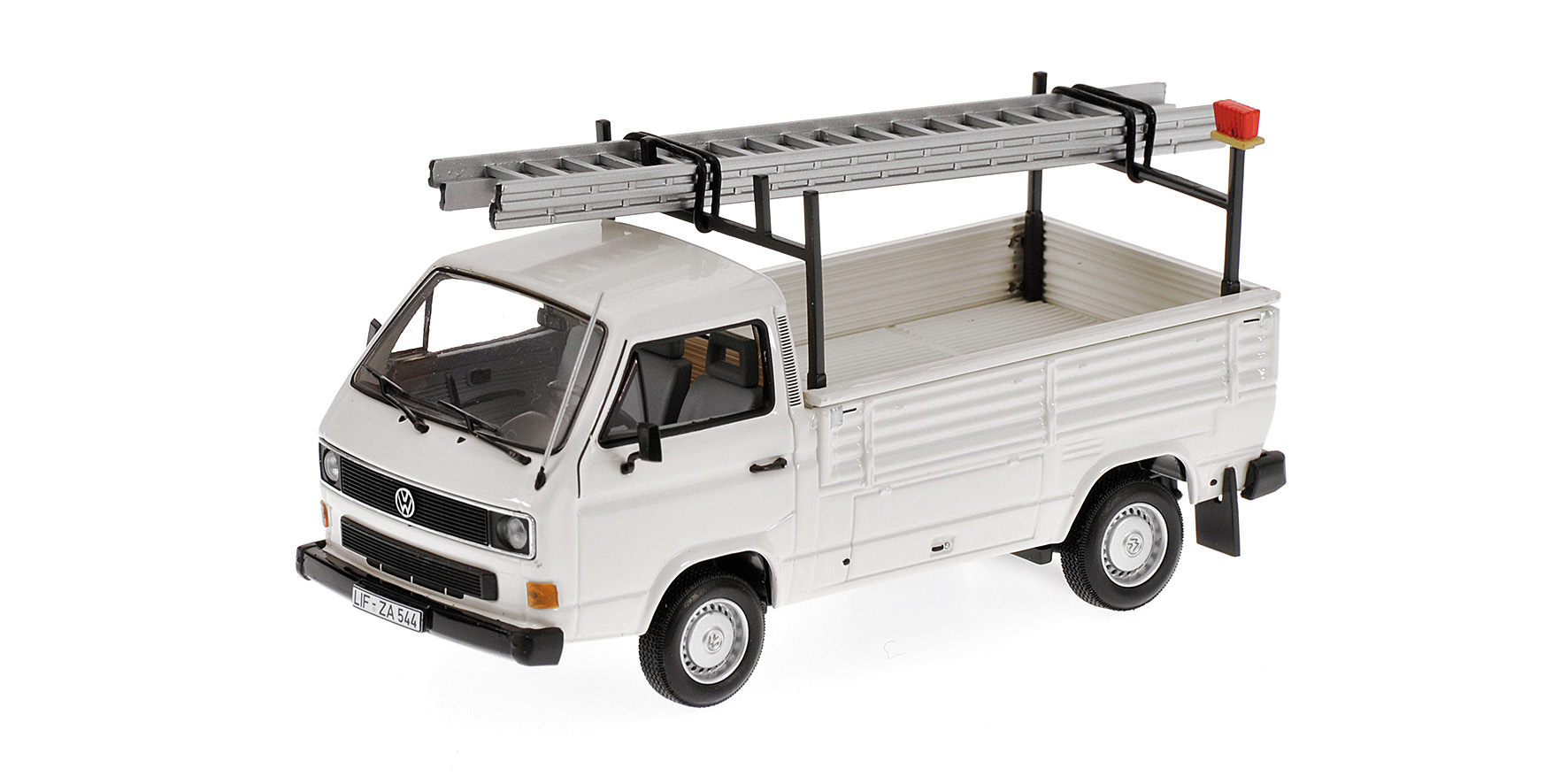 VOLKSWAGEN T3 PRITSCHE MIT LEITERN - 1983 - WHITE
