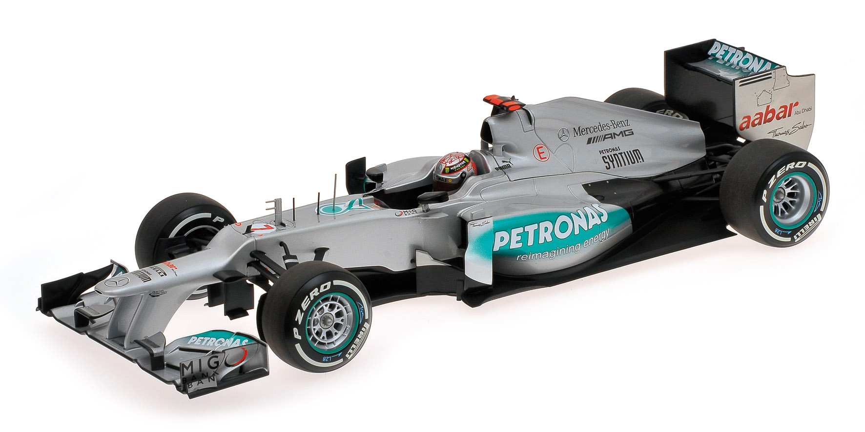 MERCEDES AMG PETRONAS F1 TEAM W03 - MICHAEL SCHUMACHER - 300TH GP - BELGIAN GP 2012