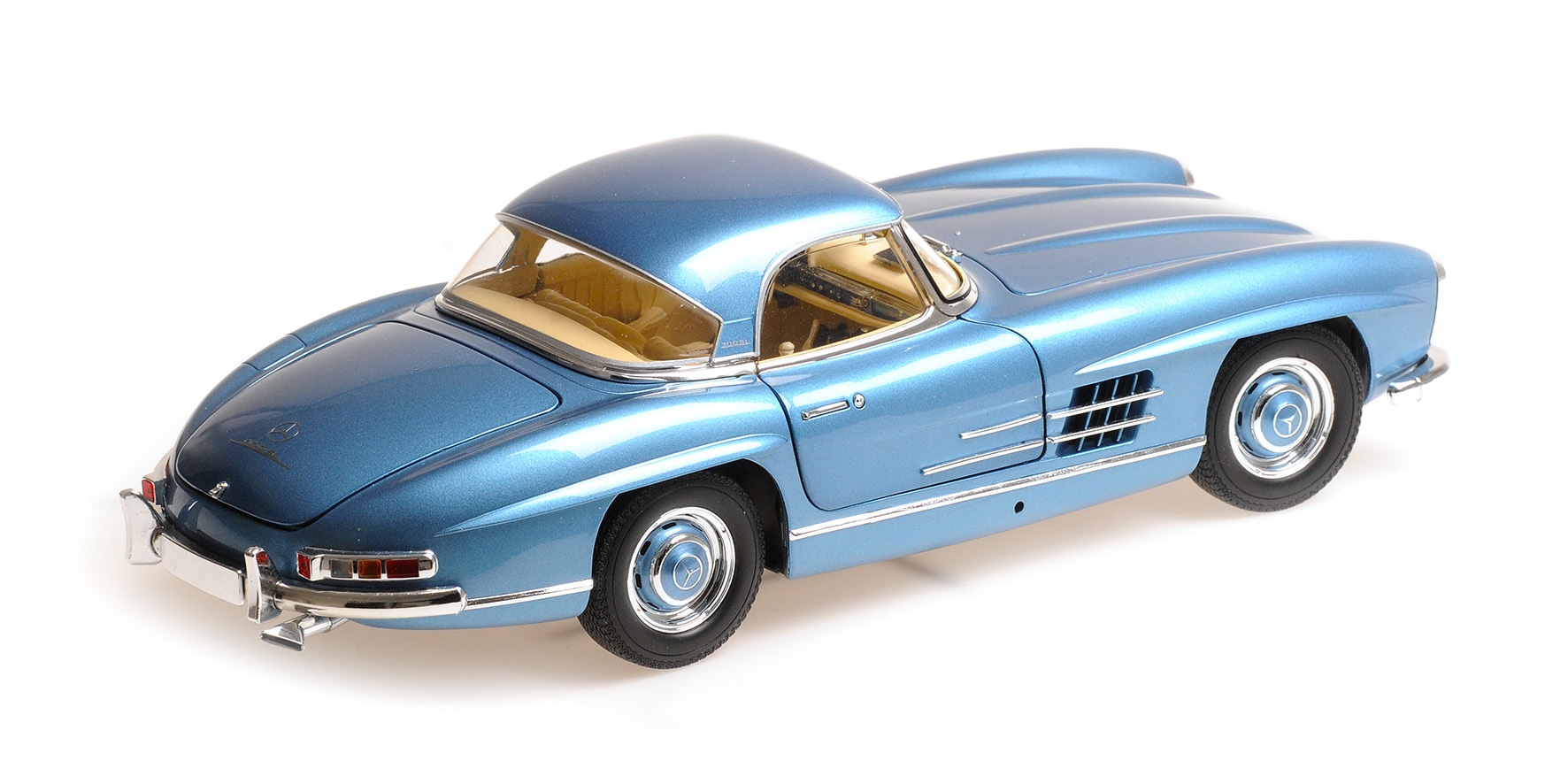 MERCEDES-BENZ 300 SL ROADSTER (W198) - 1958 - BLUE METALLIC - W/ HARDTOP