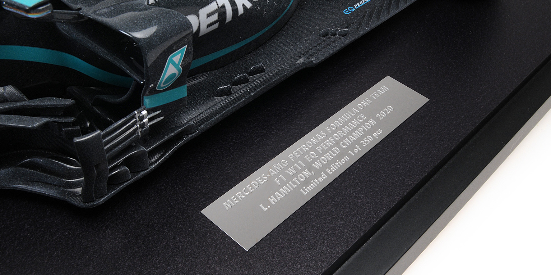 MERCEDES-AMG PETRONAS FORMULA ONE TEAM W11 EQ PERFORMANCE - LEWIS HAMILTON - WORLD CHAMPION 2020