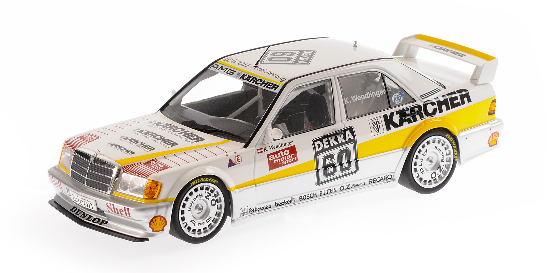 MERCEDES-BENZ 190E 2.5-16 EVO 1 - TEAM AMG-MERCEDES - KARL WENDLINGER - DTM 1990