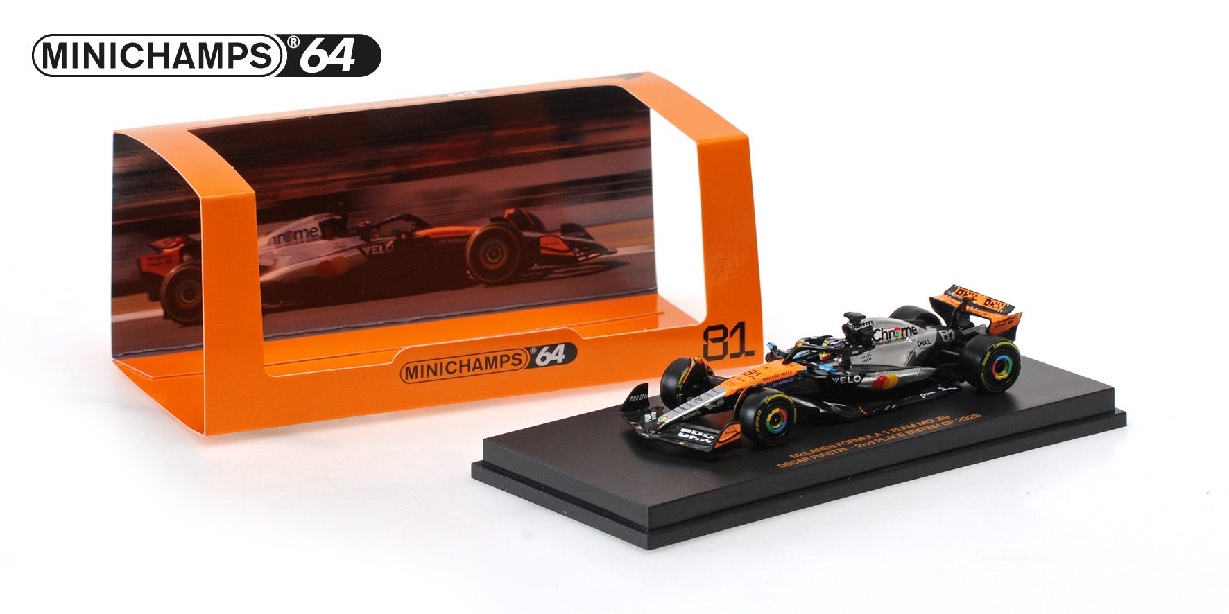 MCLAREN FORMULA 1 TEAM MCL39 - OSCAR PIASTRI - 2ND BRITISH GP 2025