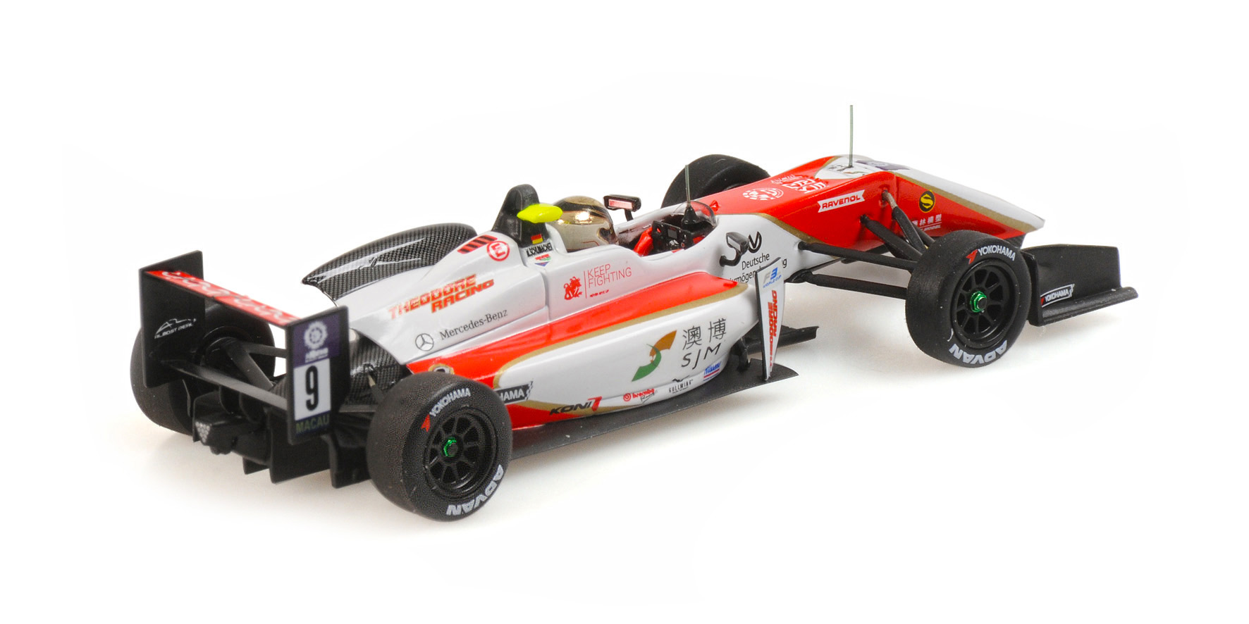 DALLARA MERCEDES F317 - PREMA THEODORE RACING - MICK SCHUMACHER - MACAU GP 2018