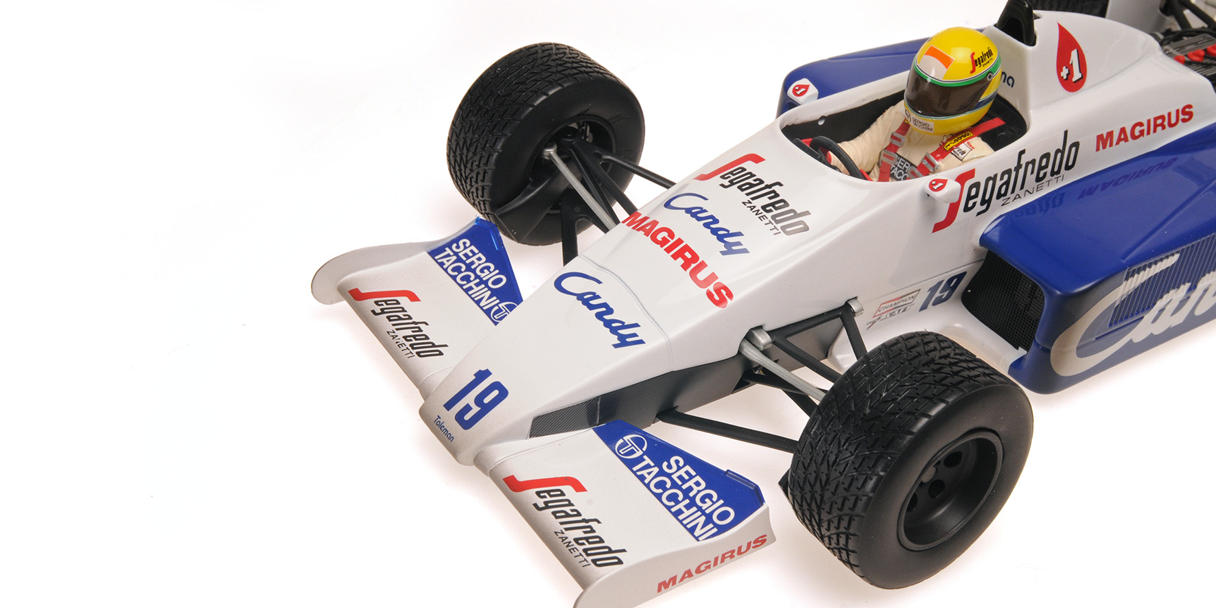 TOLEMAN HART TG184 - AYRTON SENNA - 2ND PLACE MONACO GP 1984 - DIRTY VERSION