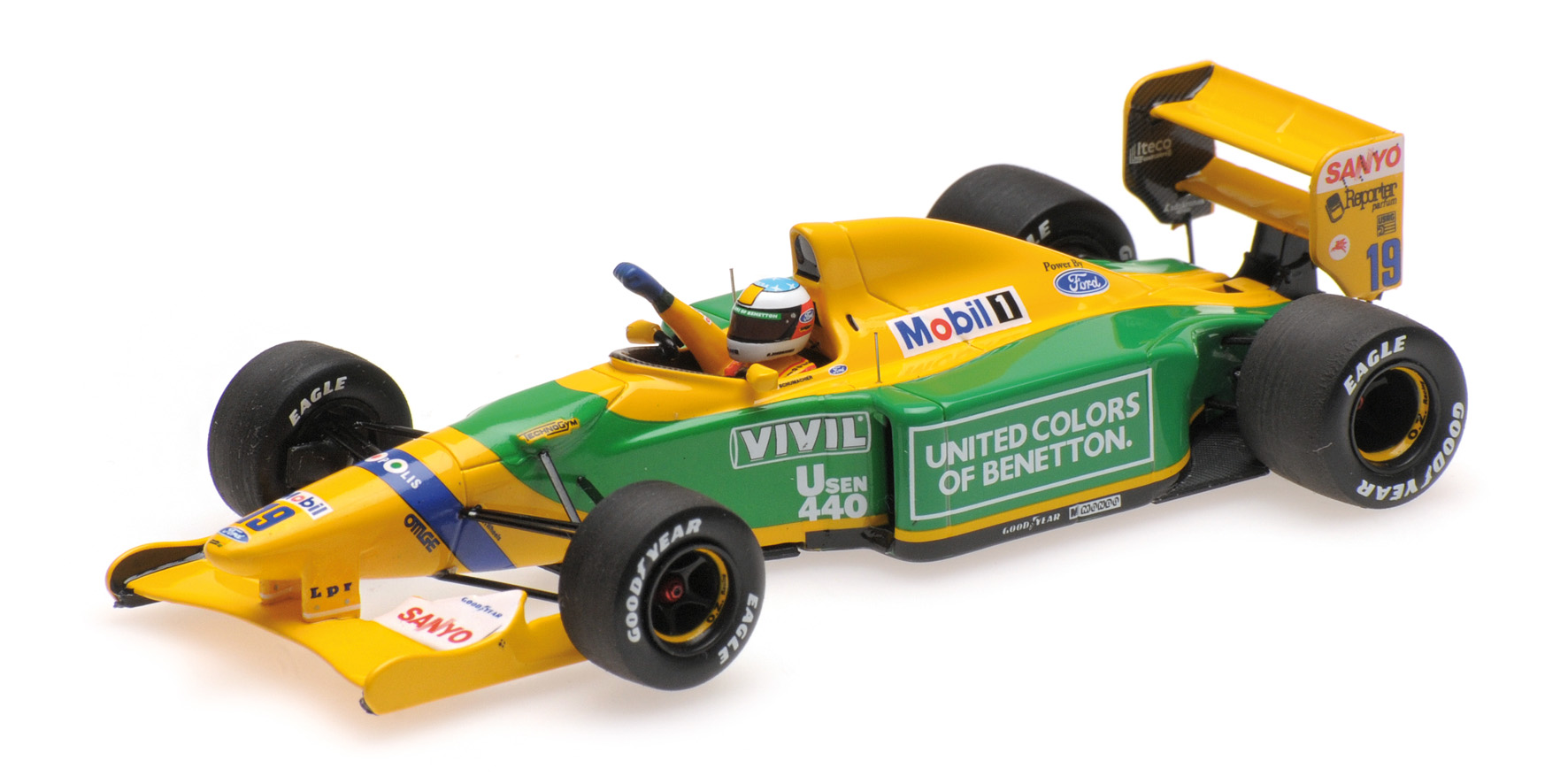 BENETTON FORD B192 - MICHAEL SCHUMACHER - 1ST F1 WIN BELGIAN GP 1992