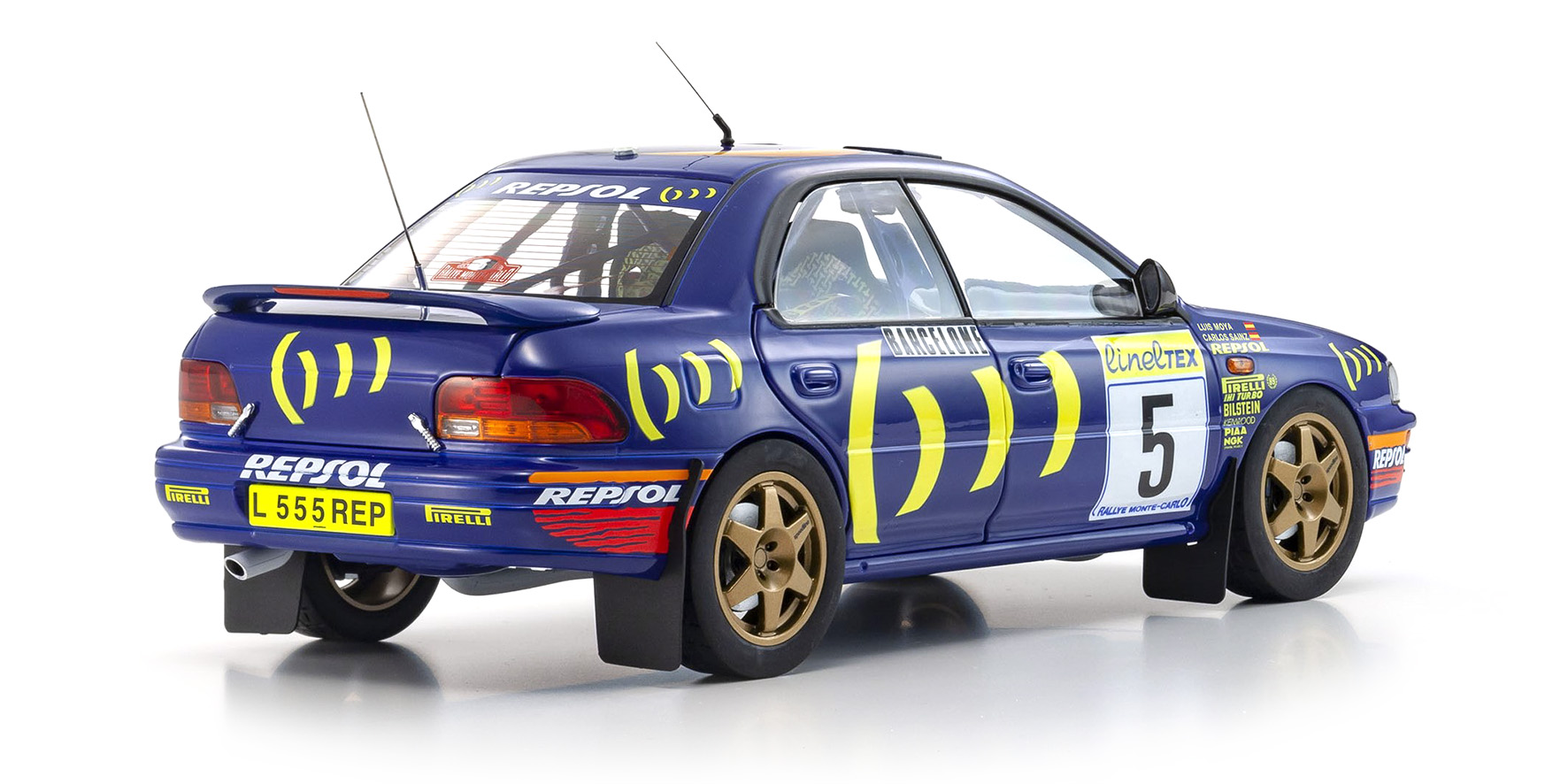 SUBARU IMPREZA - SAINZ/MOYA - #5 WINNER MONTE CARLO 1995 (08962B)