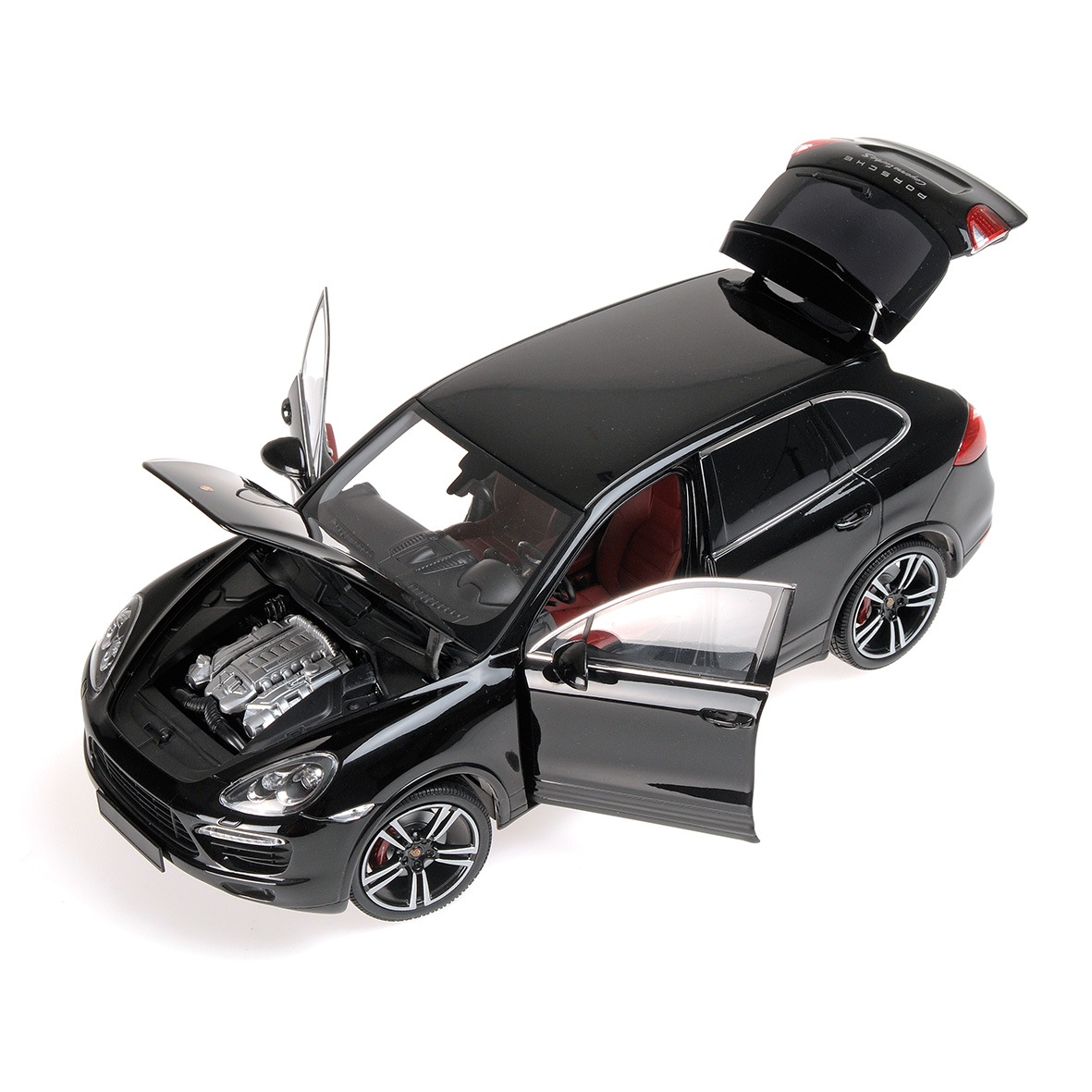 PORSCHE CAYENNE TURBO S - 2012 - BLACK METALLIC