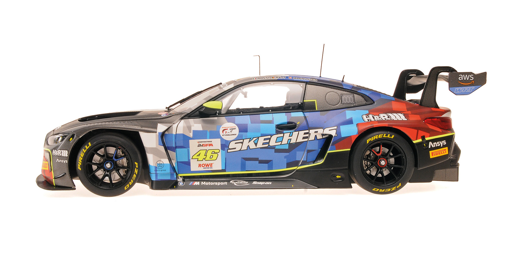 BMW M4 GT3 EVO – TEAM WRT - ROSSI-MAGNUSSEN-RAST – 24H SPA 2025