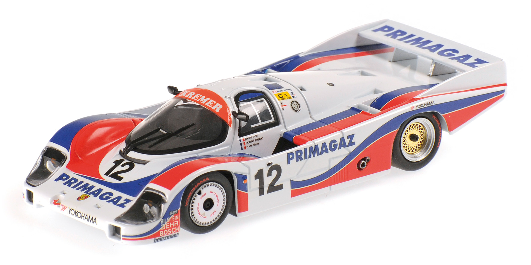 PORSCHE 956L 'PRIMAGAZ' - TEAM PORSCHE KREMER RACING -YVER/COHEN-OLIVAR/STRIEBIG - 24H LE MANS 1986