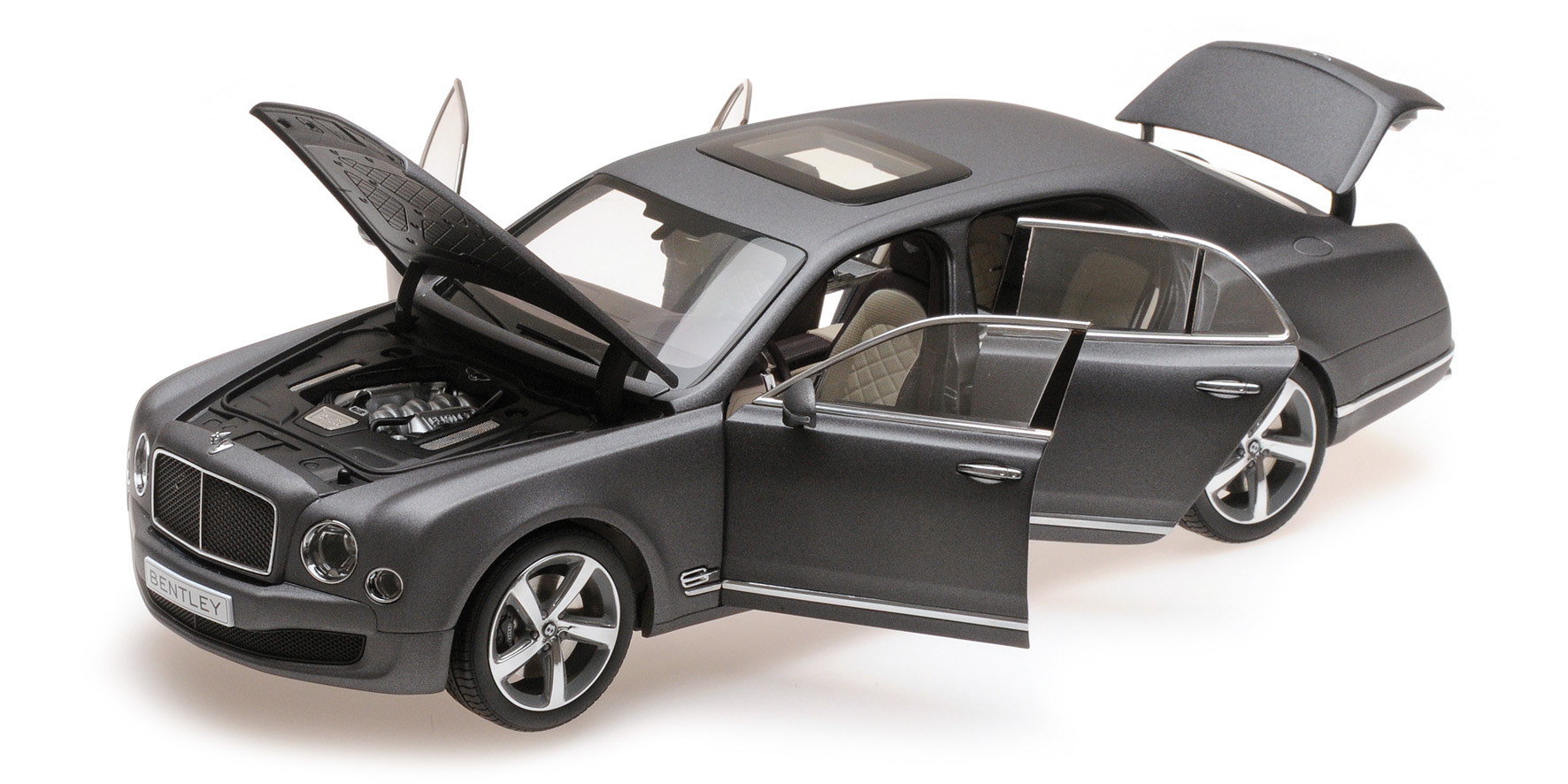 BENTLEY MULSANNE SPEED - DARK GREY SATIN (088910DGS)