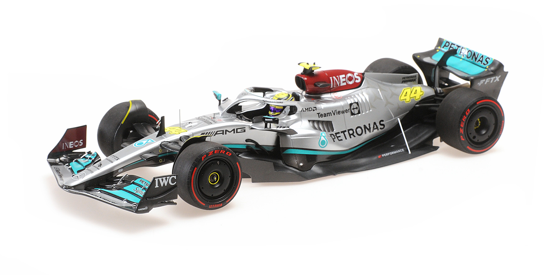 MERCEDES-AMG PETRONAS FORMULA ONE TEAM F1 W13 E PERFORMANCE - LEWIS HAMILTON - SPAIN GP 2022