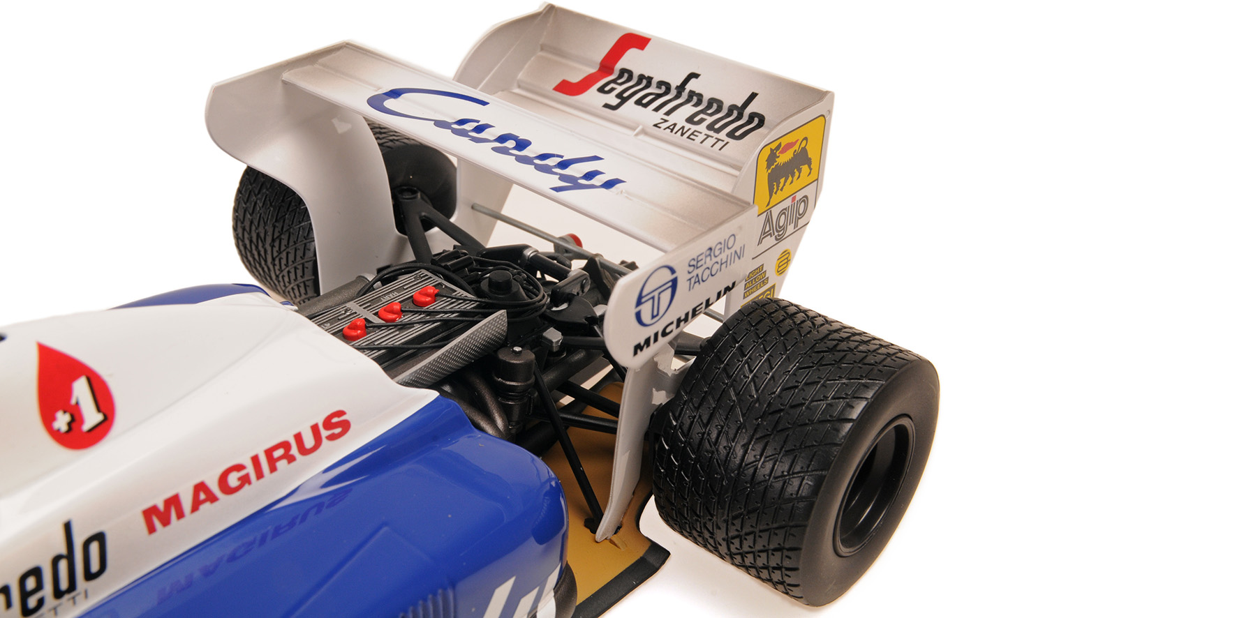 TOLEMAN HART TG184 - AYRTON SENNA - 2ND PLACE MONACO GP 1984 - DIRTY VERSION