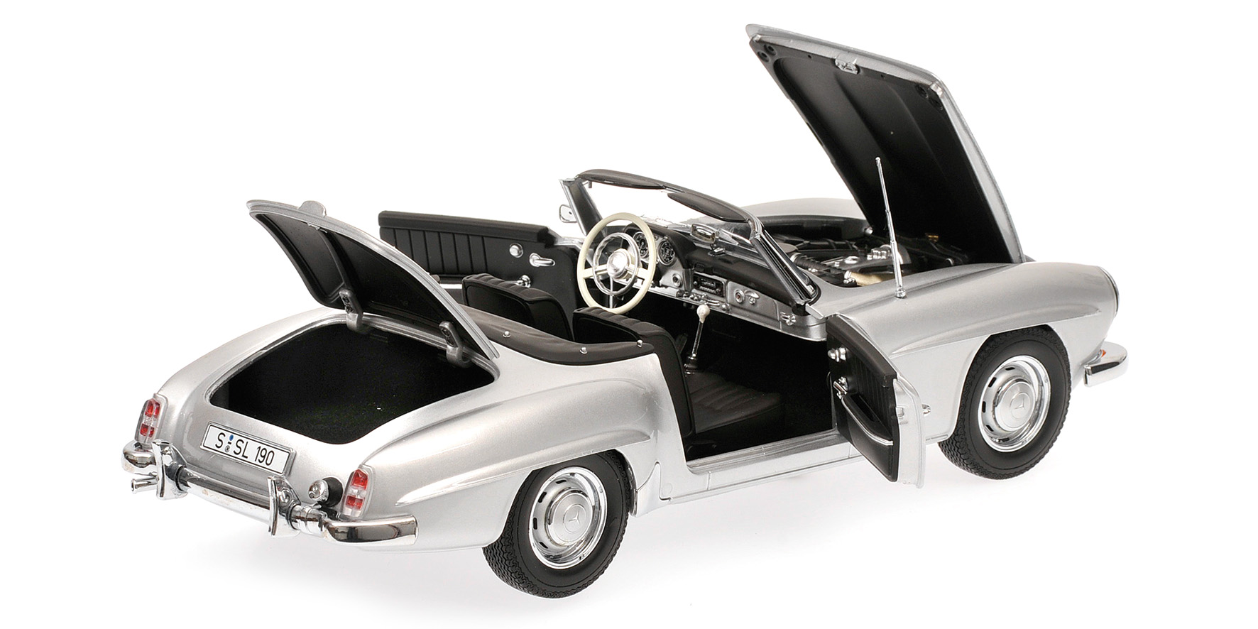 MERCEDES-BENZ 190 SL (W121) - 1955 - SILVER