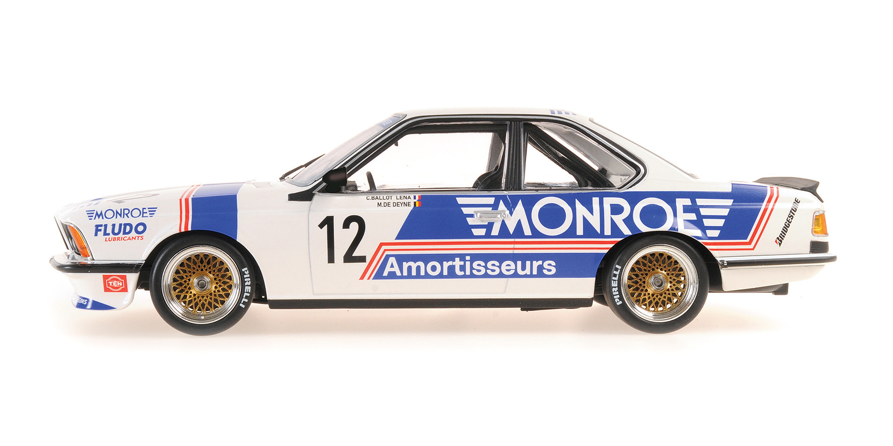 BMW 635 CSI - MICHEL DE DEYNE / CLAUDE BALLOT-LENA - MONZA 500 KM 1985