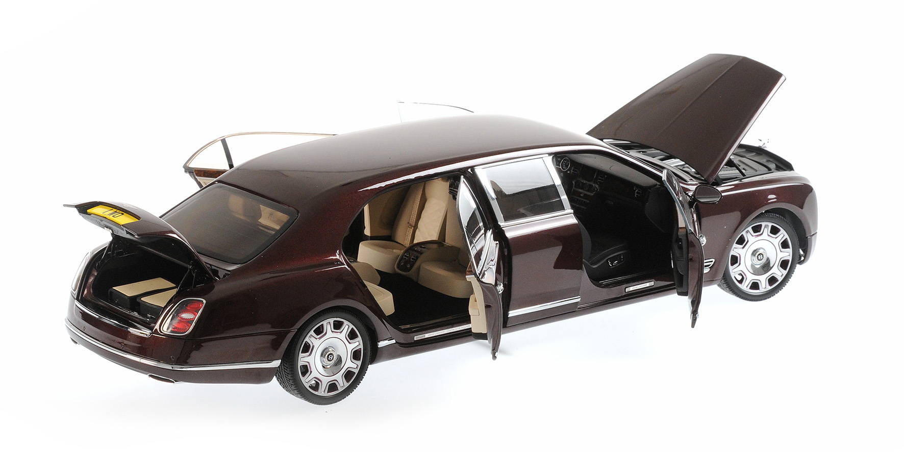 BENTLEY MULSANNE GRAND LIMOUSINE BY MULLINER 2017 - BURGUNDY