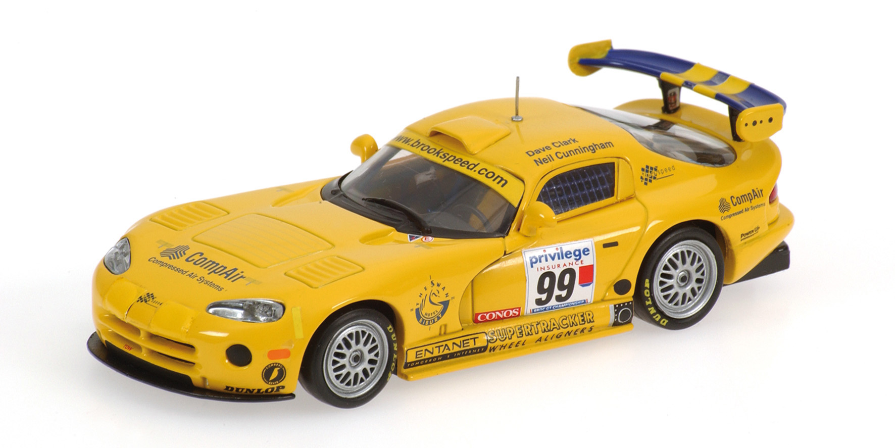 DODGE VIPER GTS-R - CLARK/CUNNINGHAM - BRITISH GTC 1999