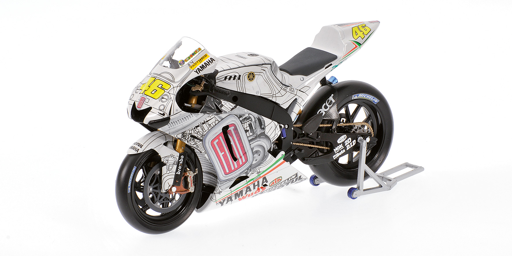YAMAHA YZR-M1 - VALENTINO ROSSI - TEAM FIAT YAMAHA - MOTOGP 2007 VALENCIA