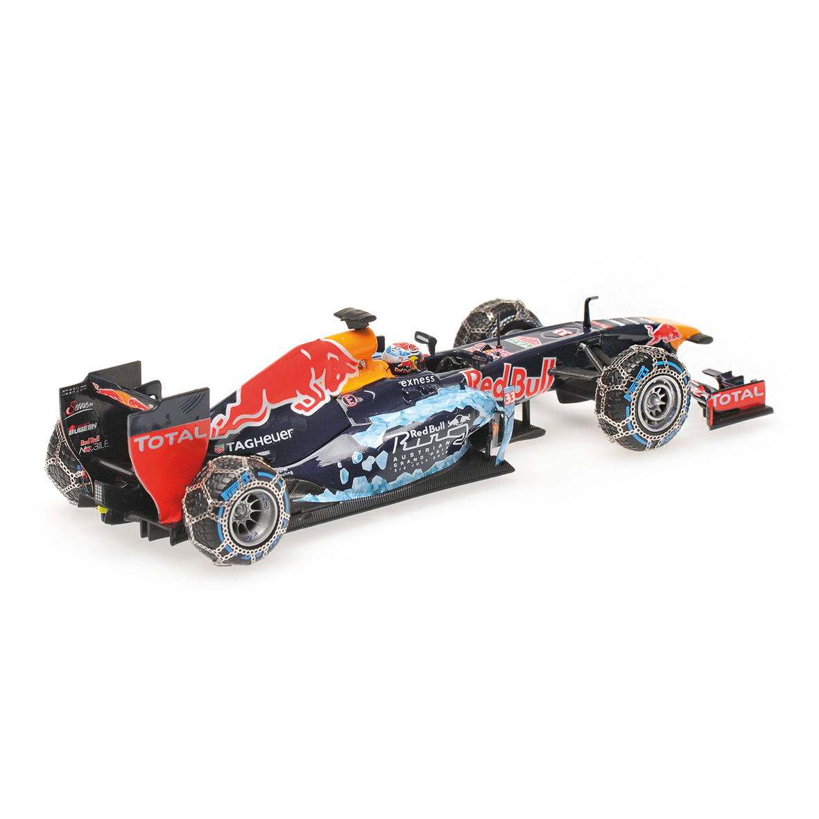 RED BULL RACING TAG HEUER RB7 - MAX VERSTAPPEN - SNOW DEMONSTR. RUN - KITZBÜHEL 14TH JANUARY 2016