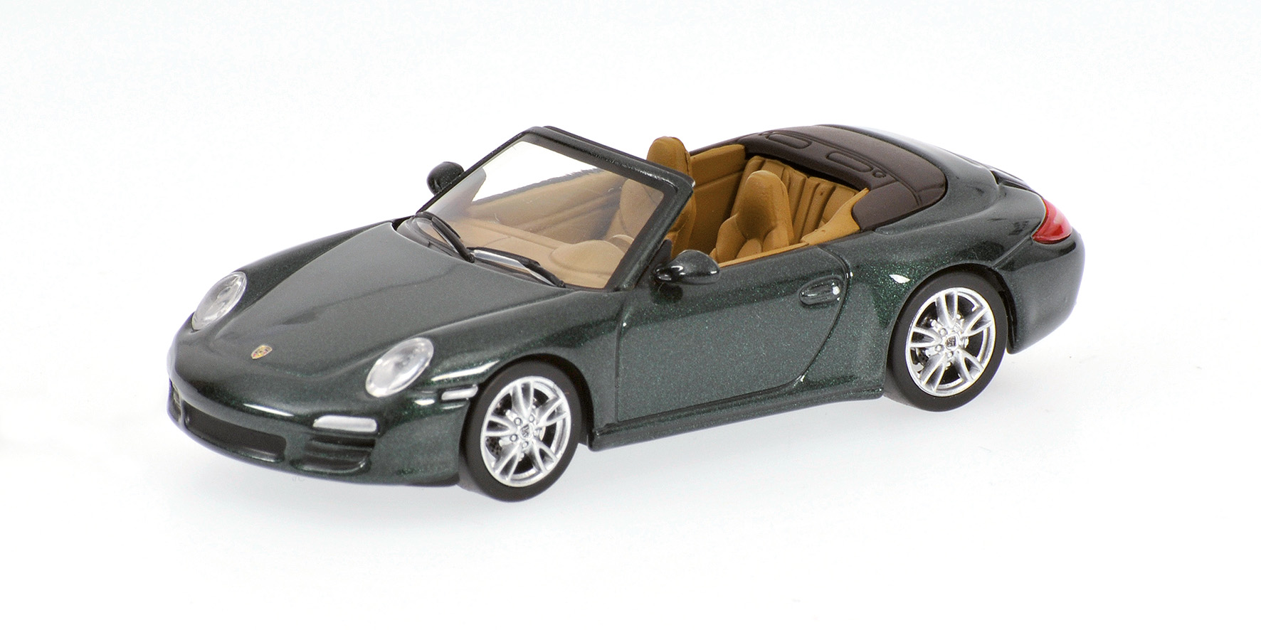 PORSCHE 911 CARRERA S CABRIOLET - 2008 - GREEN METALLIC