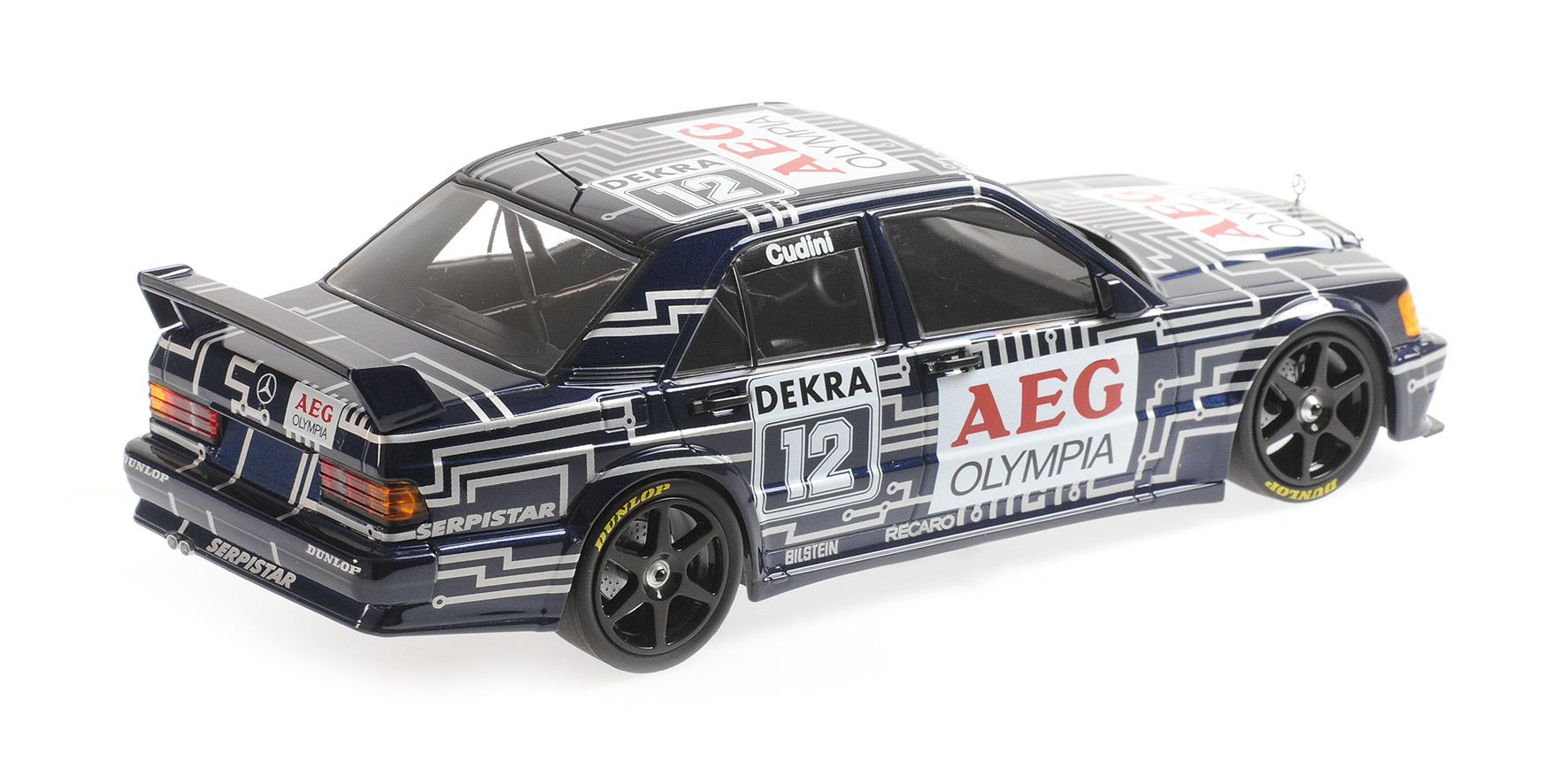 MERCEDES-BENZ 190E 2.5-16 EVO 1 - TEAM SNOBECK-MERCEDES - ALAIN CUDINI - DTM 1989