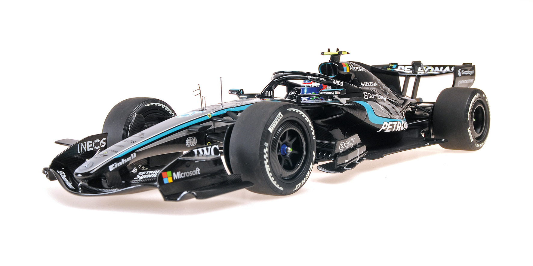MERCEDES-AMG PETR. F1 TEAM W17 - K. ANTONELLI – 1ST POLE POS. CHINESE GP 2026 W/POLE POSITION TYRE