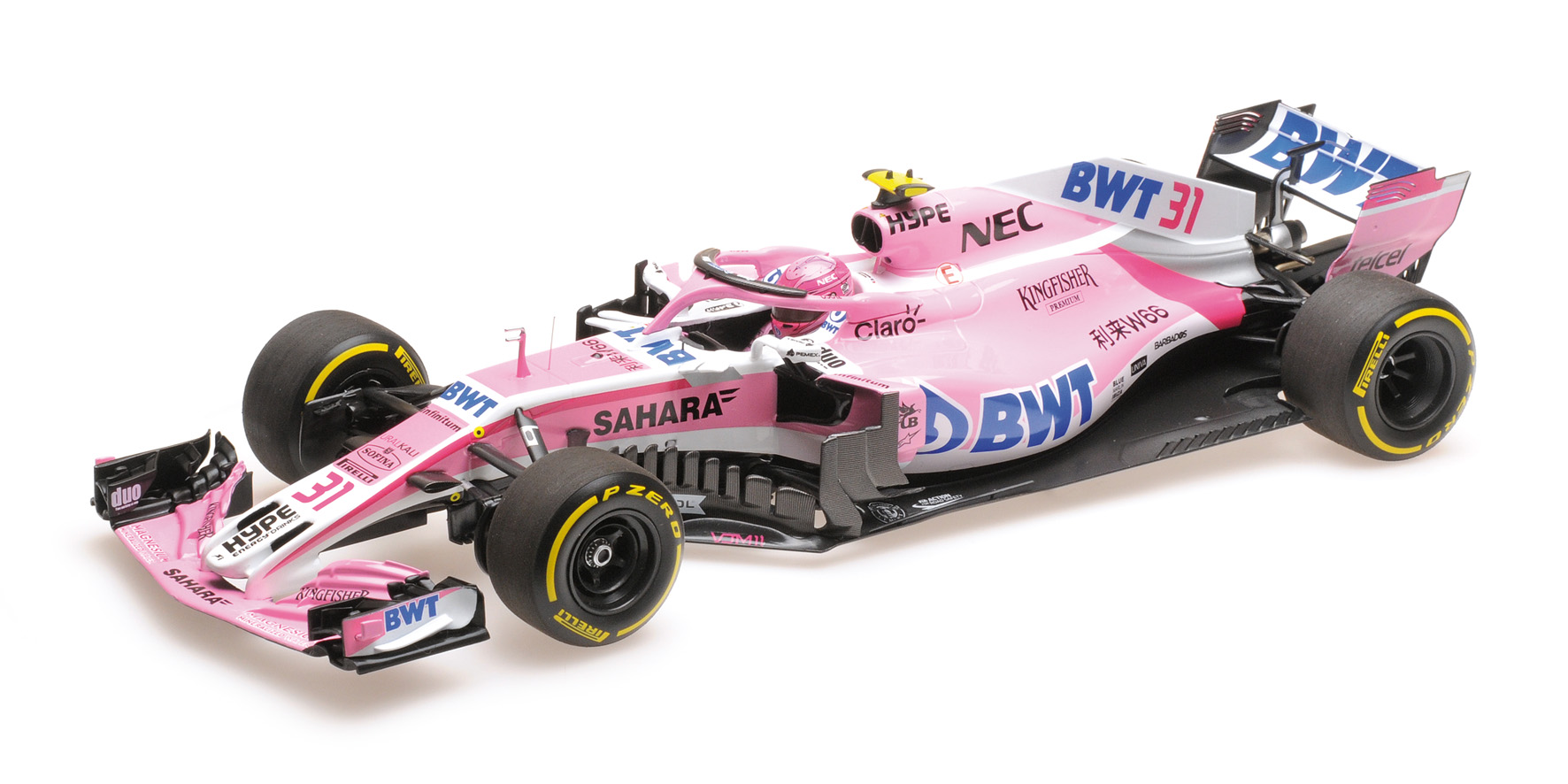 SAHARA FORCE INDIA F1 MERCEDES VJM11 - ESTEBAN OCON - 2018