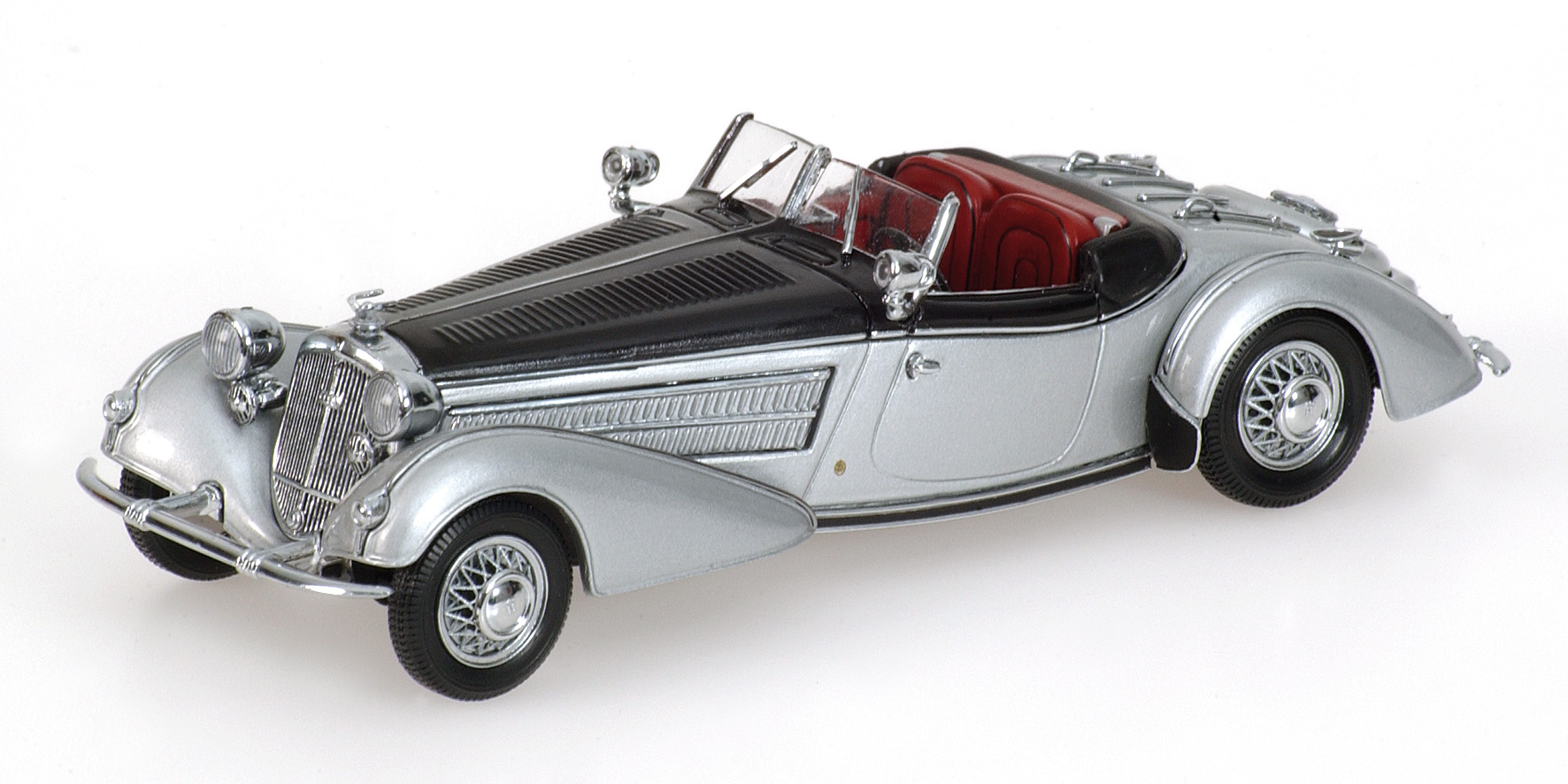 HORCH 855 SPECIAL-ROADSTER - 1938 - SILVER/BLACK