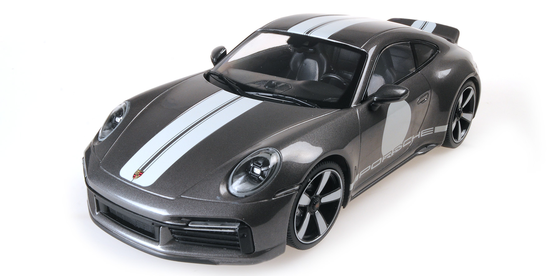 PORSCHE 911 (992) SPORT CLASSIC - 2022 - GREY METALLIC W/STRIPE